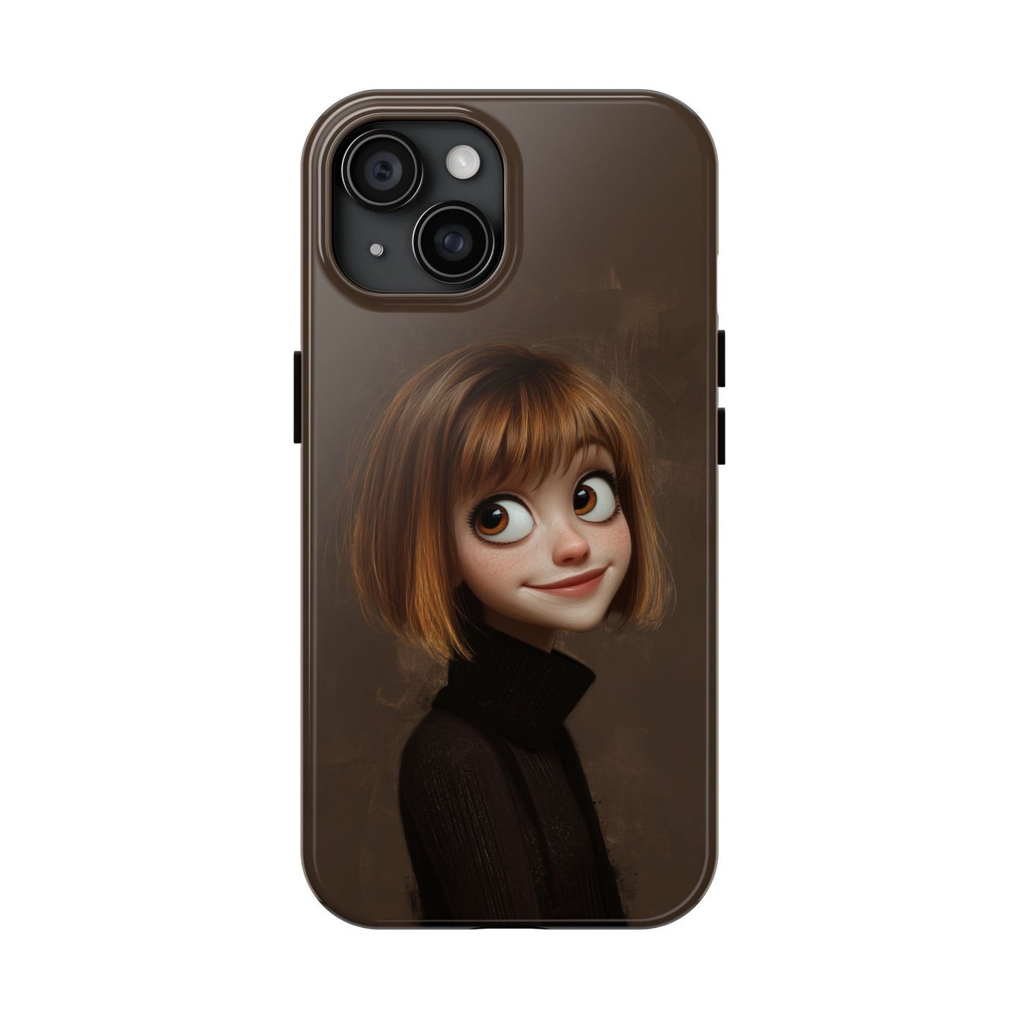 Cute Cartoon Character Tough Phone Case - Durable & Stylish Protection