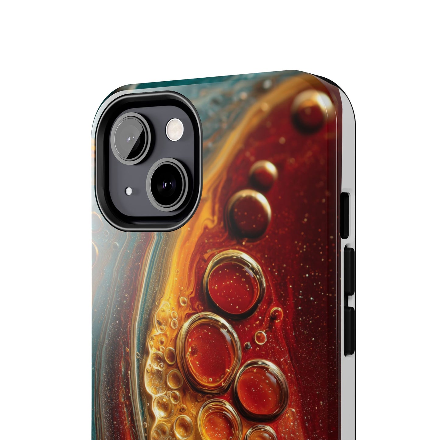 Artistic Tough Phone Case - Abstract Lava Design