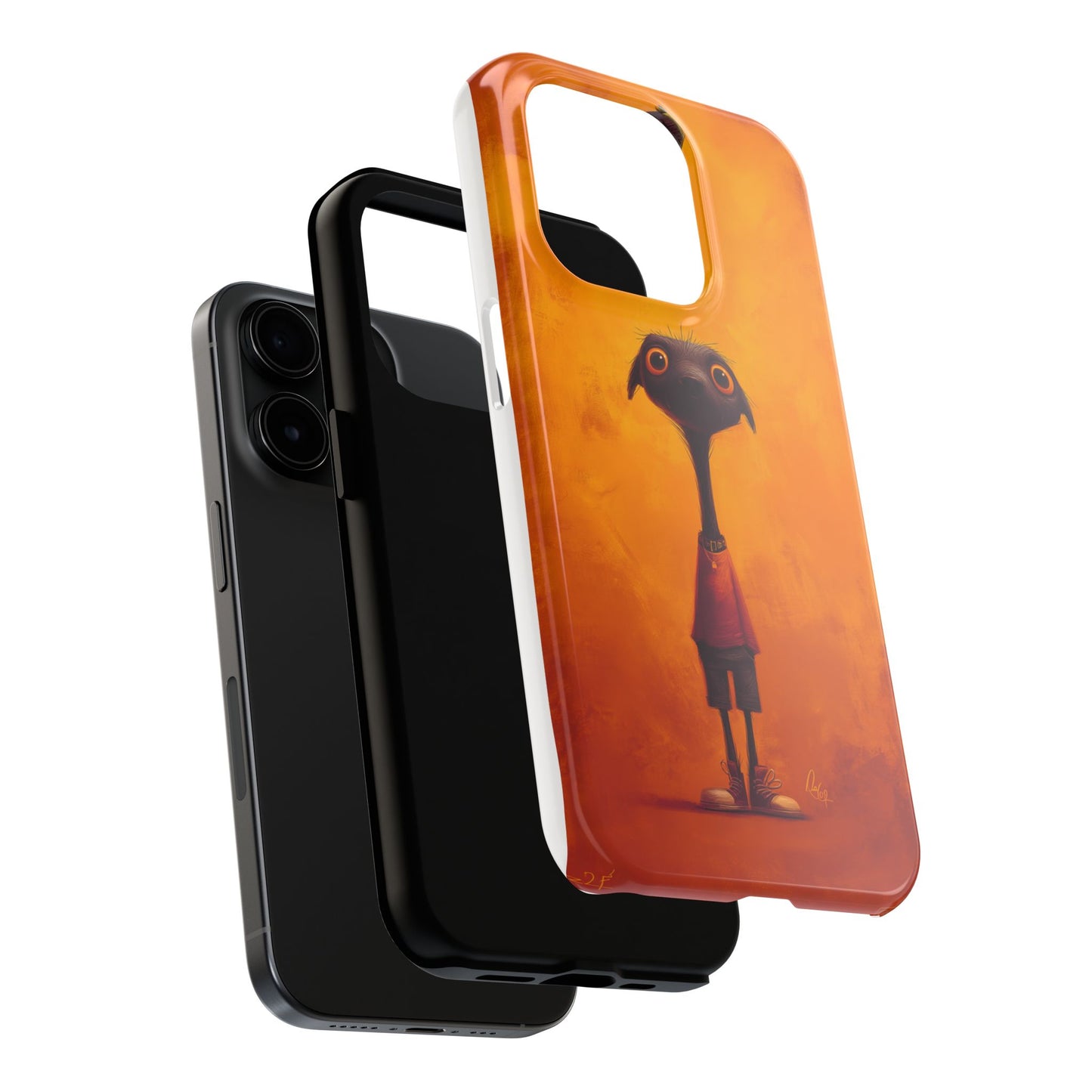 Whimsical Tough Phone Cases - Unique, Durable Design for Creative Minds