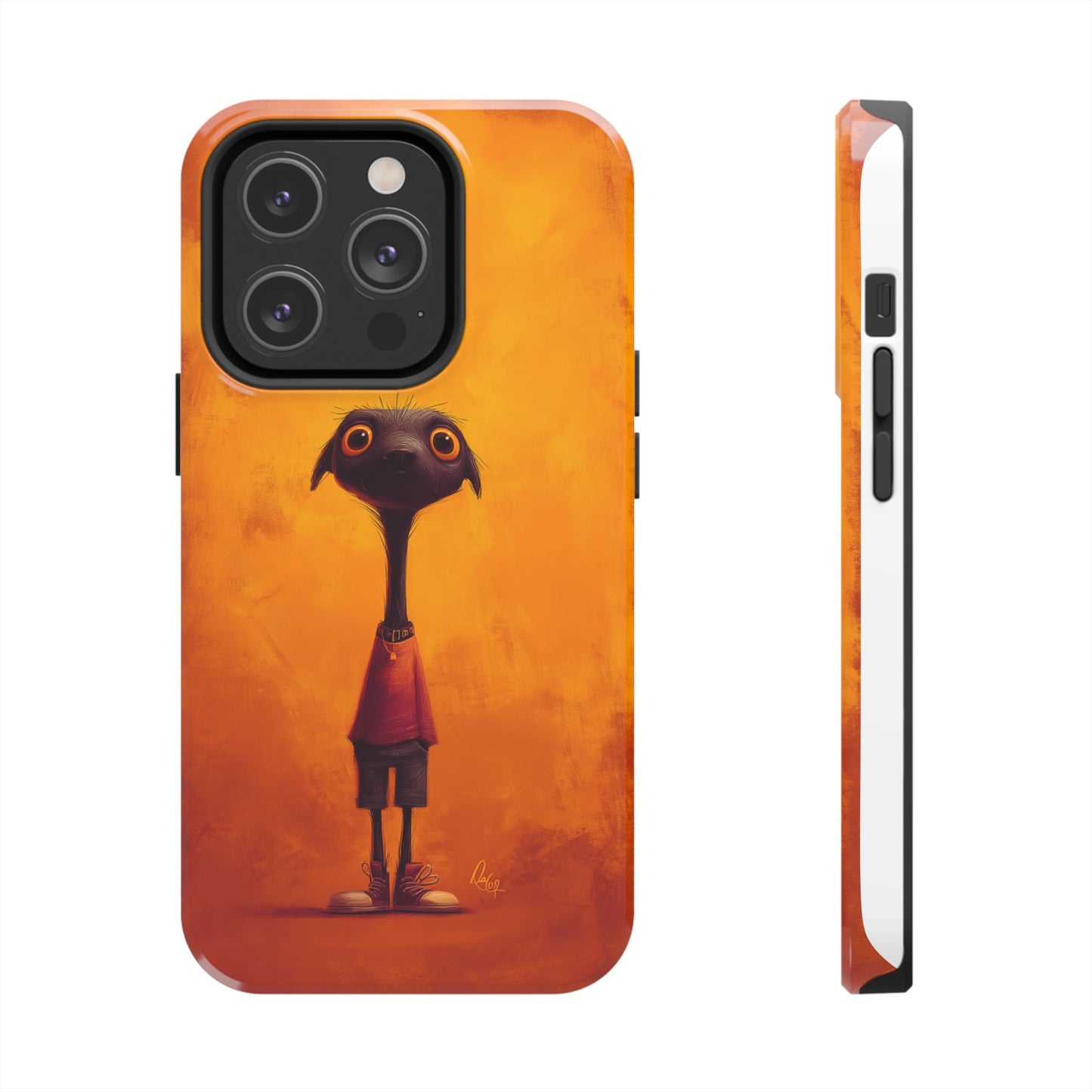 Whimsical Tough Phone Cases - Unique, Durable Design for Creative Minds