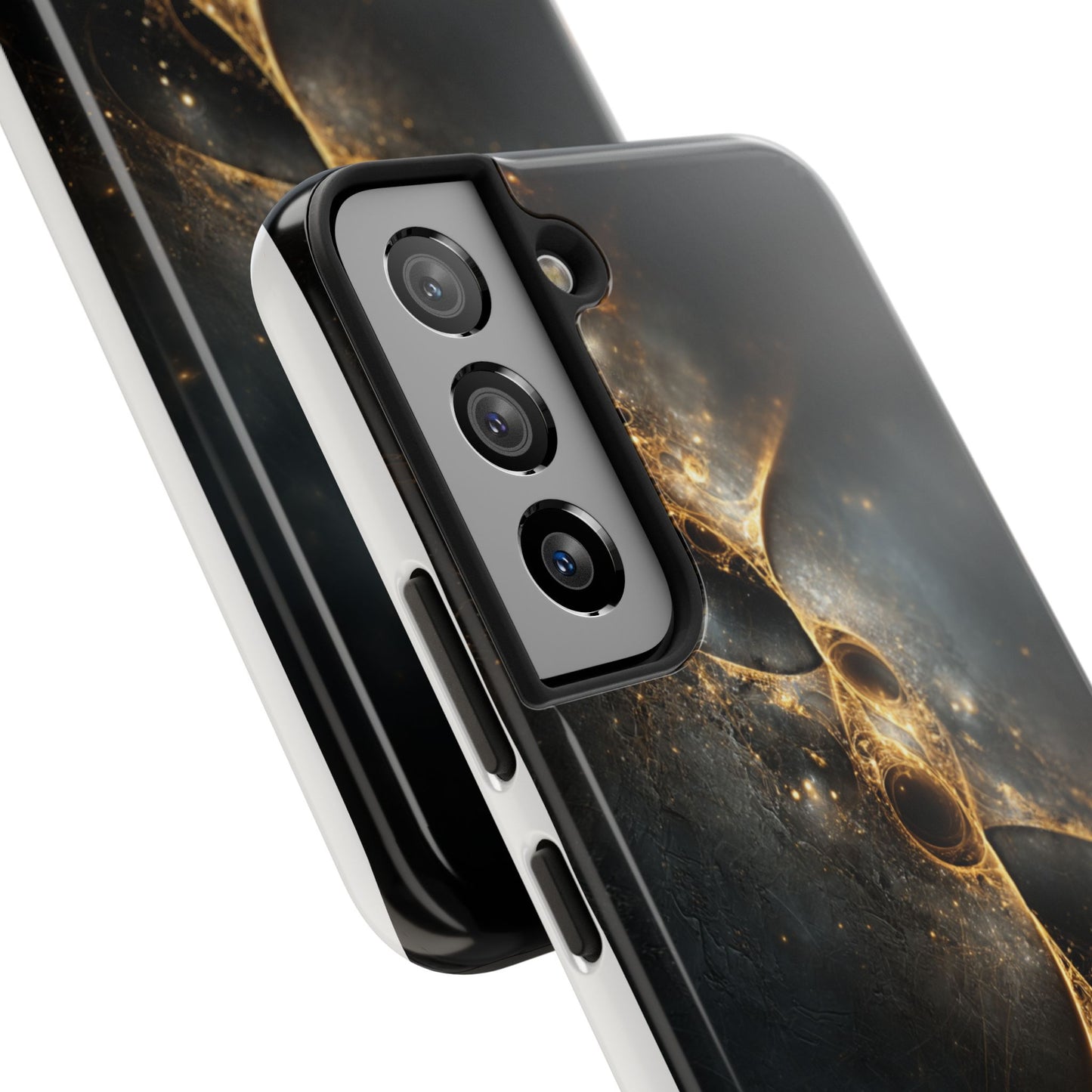 Galactic Elegance Tough Phone Case - Premium Protection for Cosmic Lovers