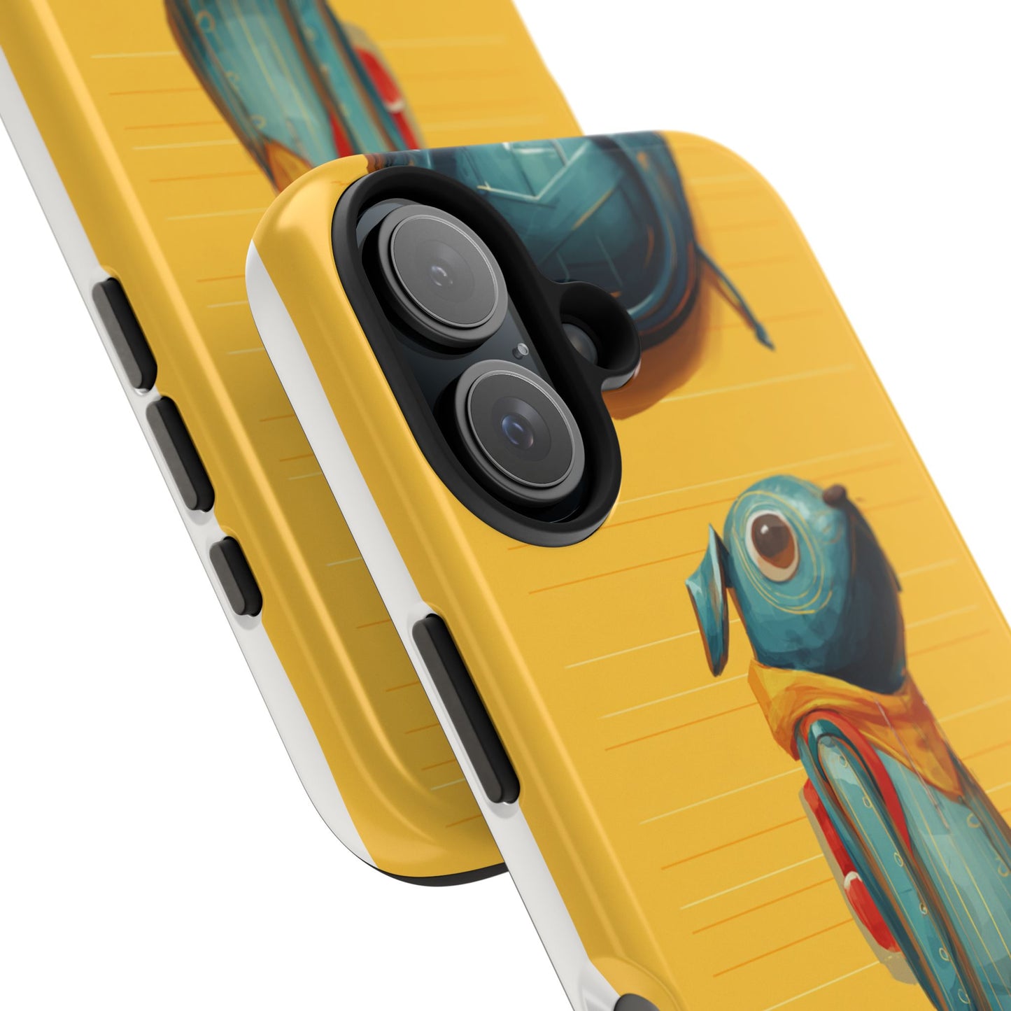 Colorful Animal Art Tough Phone Case - Perfect for Pet Lovers & Kids