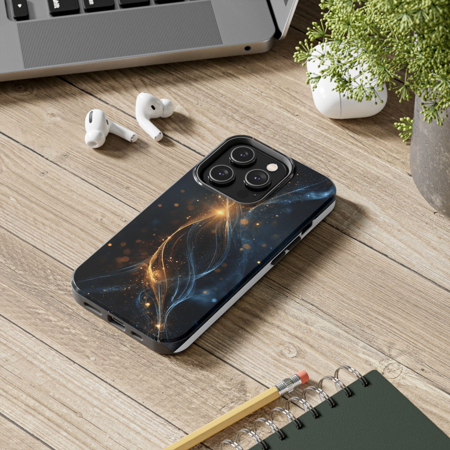 Cosmic Swirl Tough Phone Case - Protective Cover for Stylish Tech Lovers