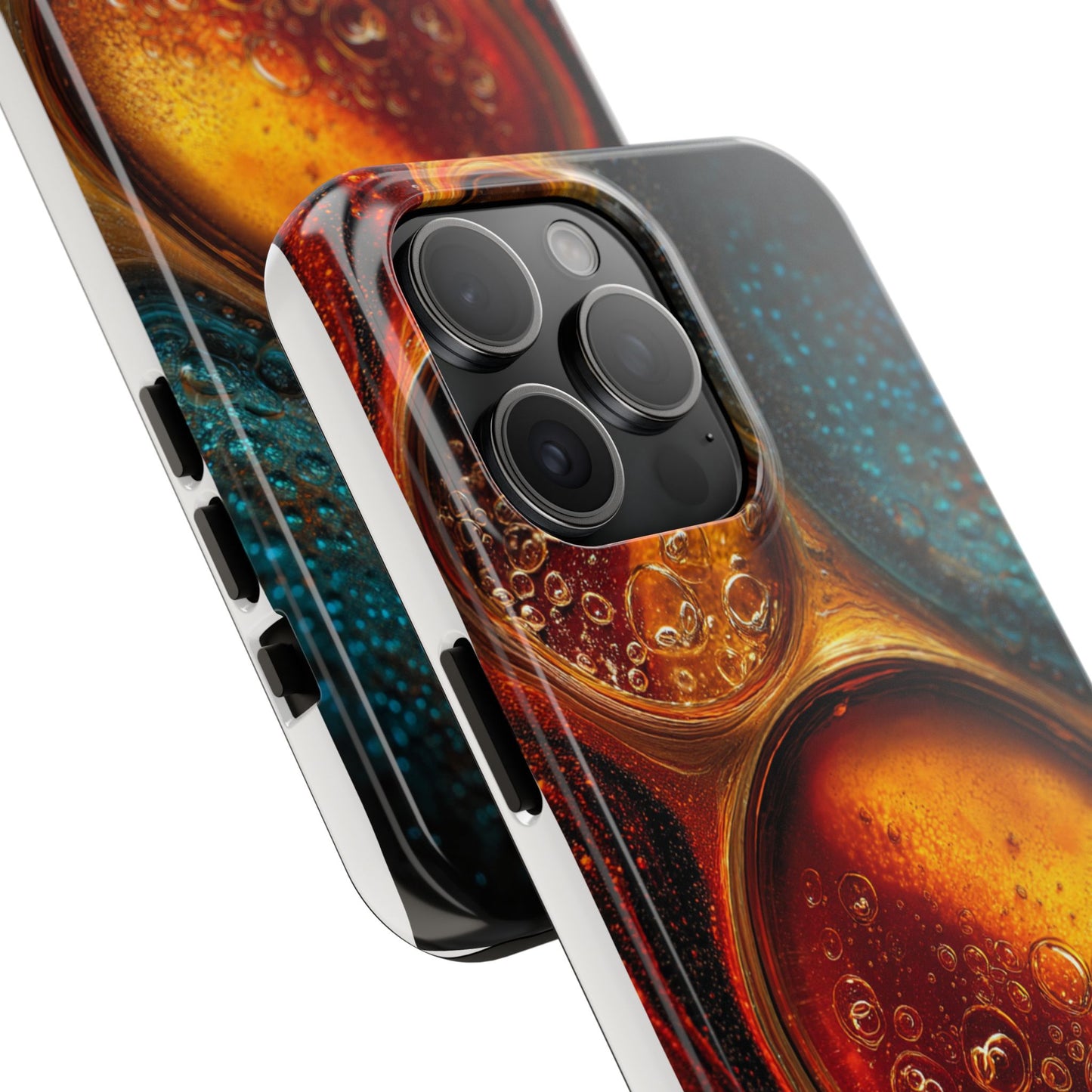 Vibrant Abstract Tough Phone Case – Bubble Design for Ultimate Protection