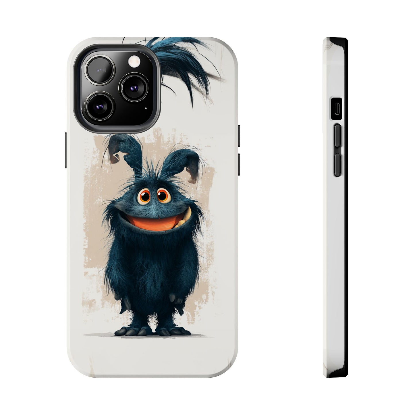 Whimsical Monster Tough Phone Case - Durable Protection for Fun-Loving Individuals