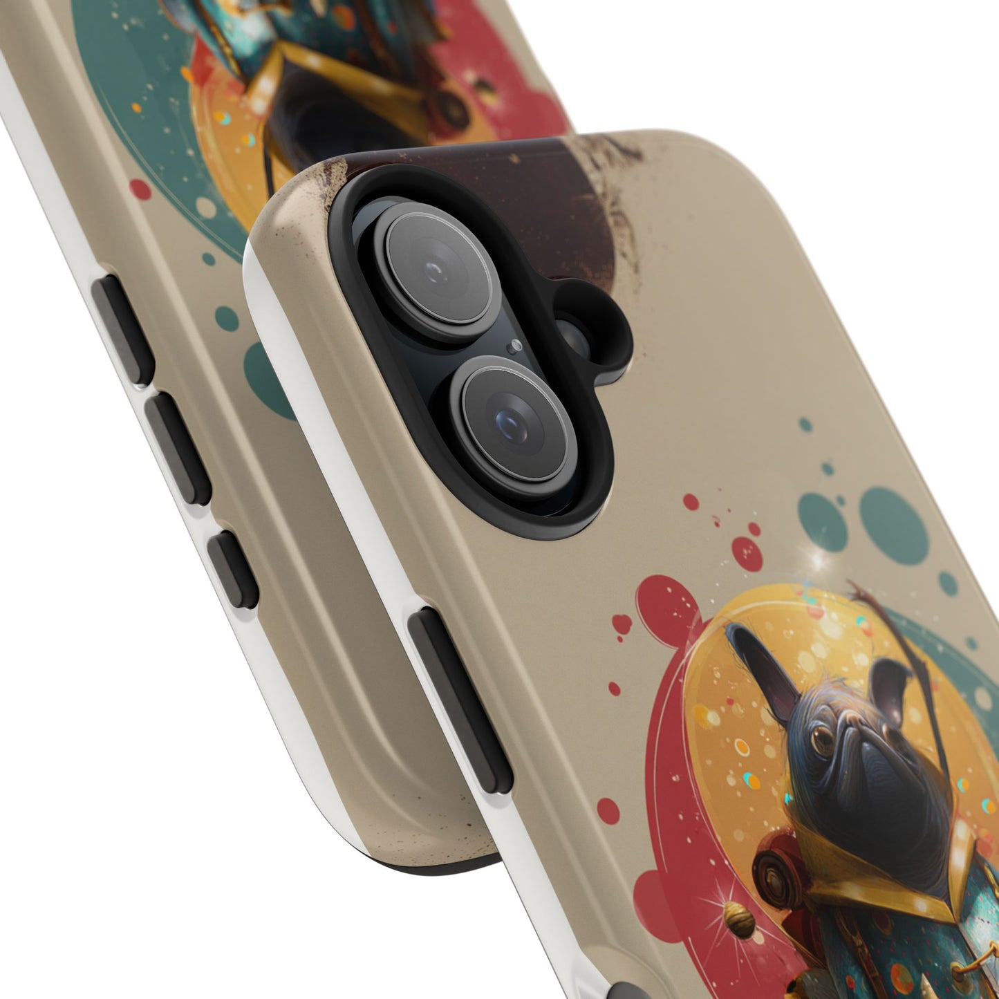Whimsical Pet-Inspired Tough Phone Case - Perfect for Animal Lovers