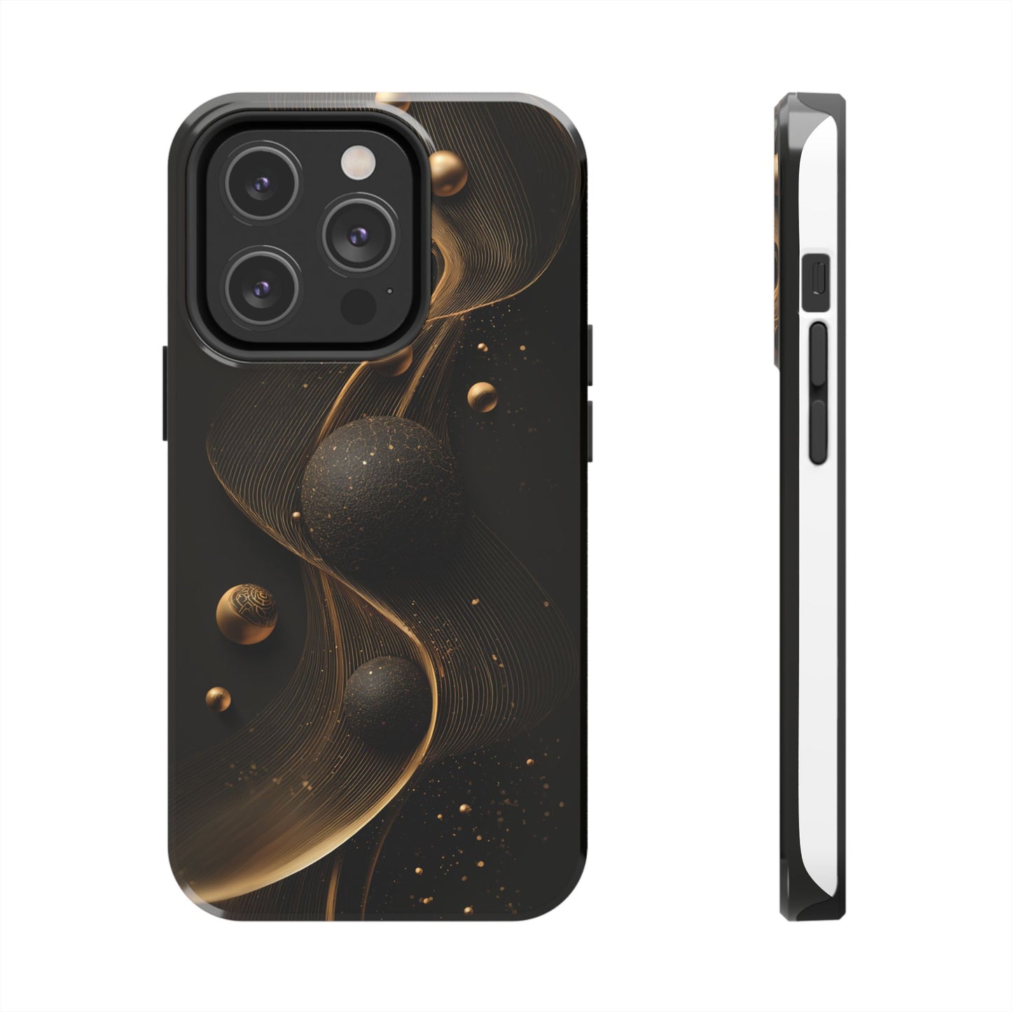 Elegant Abstract Galaxy Tough Phone Case - Perfect for Cosmic Art Lovers