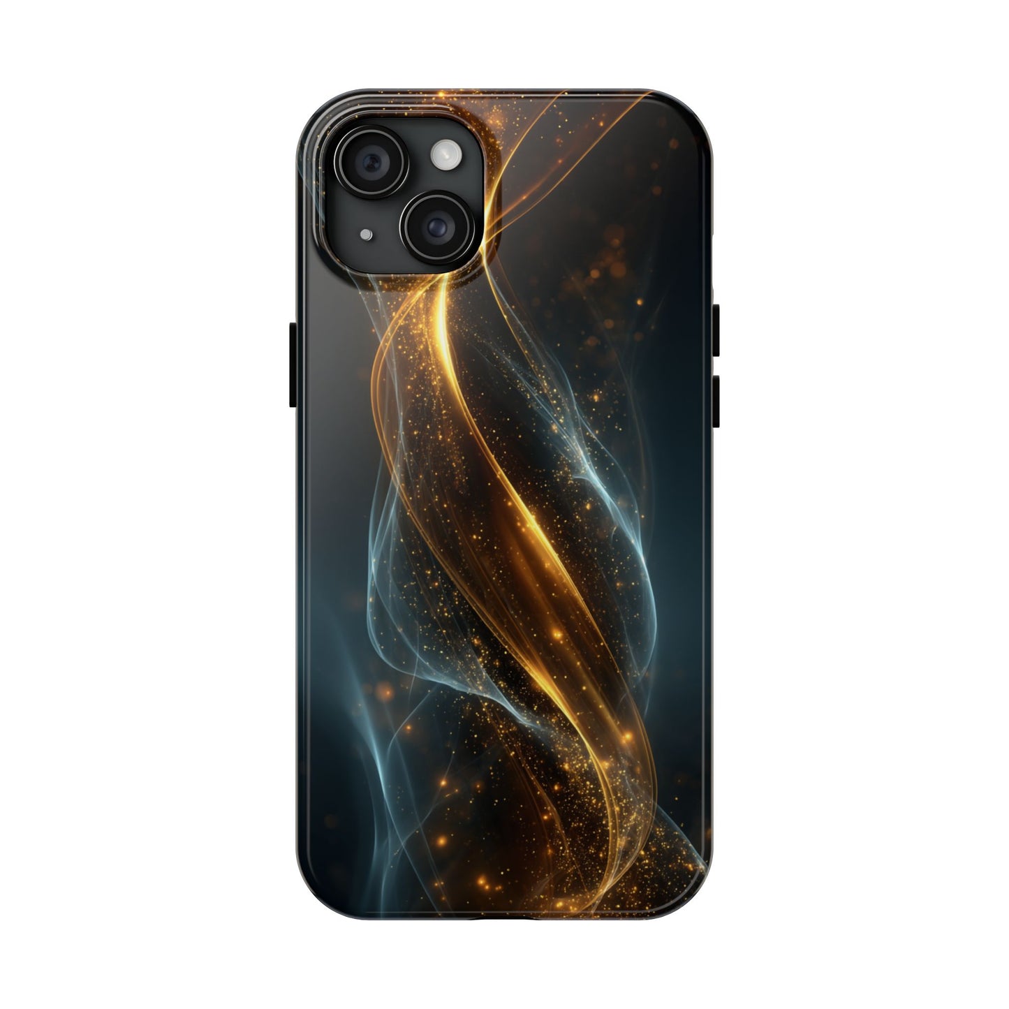 Stylish Tough Phone Case with Elegant Swirl Design