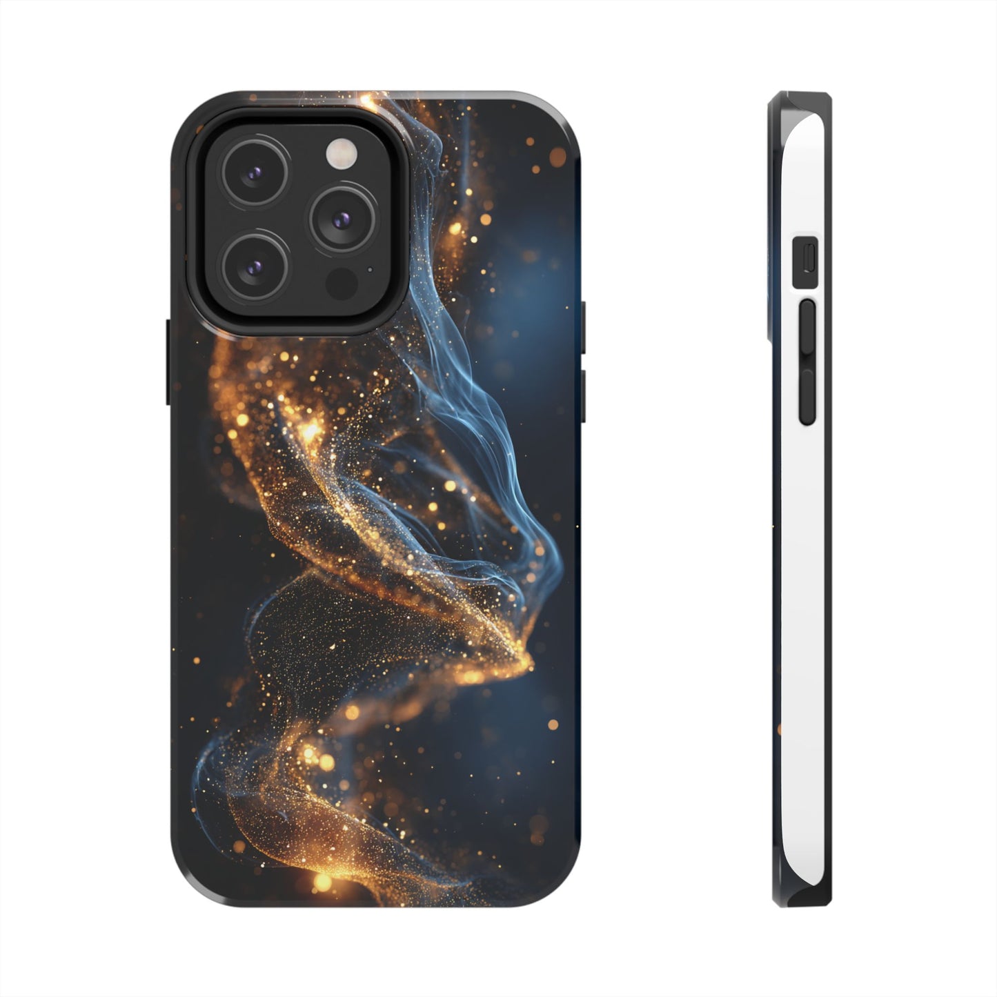 Elegant Gold Swirl Tough Phone Case – Durable & Stylish Protection for Your Device