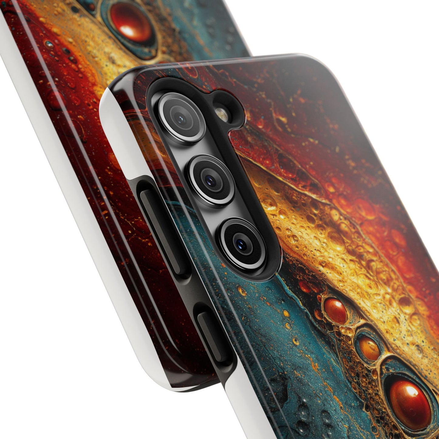 Abstract Colorful Tough Phone Case - Protective Cover with Unique Design