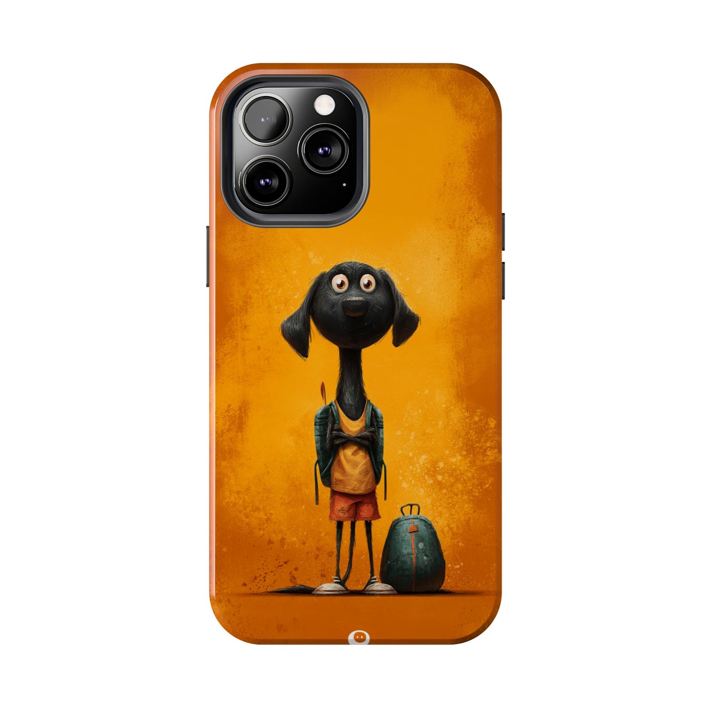 Cute Dog Art Tough Phone Case for Animal Lovers