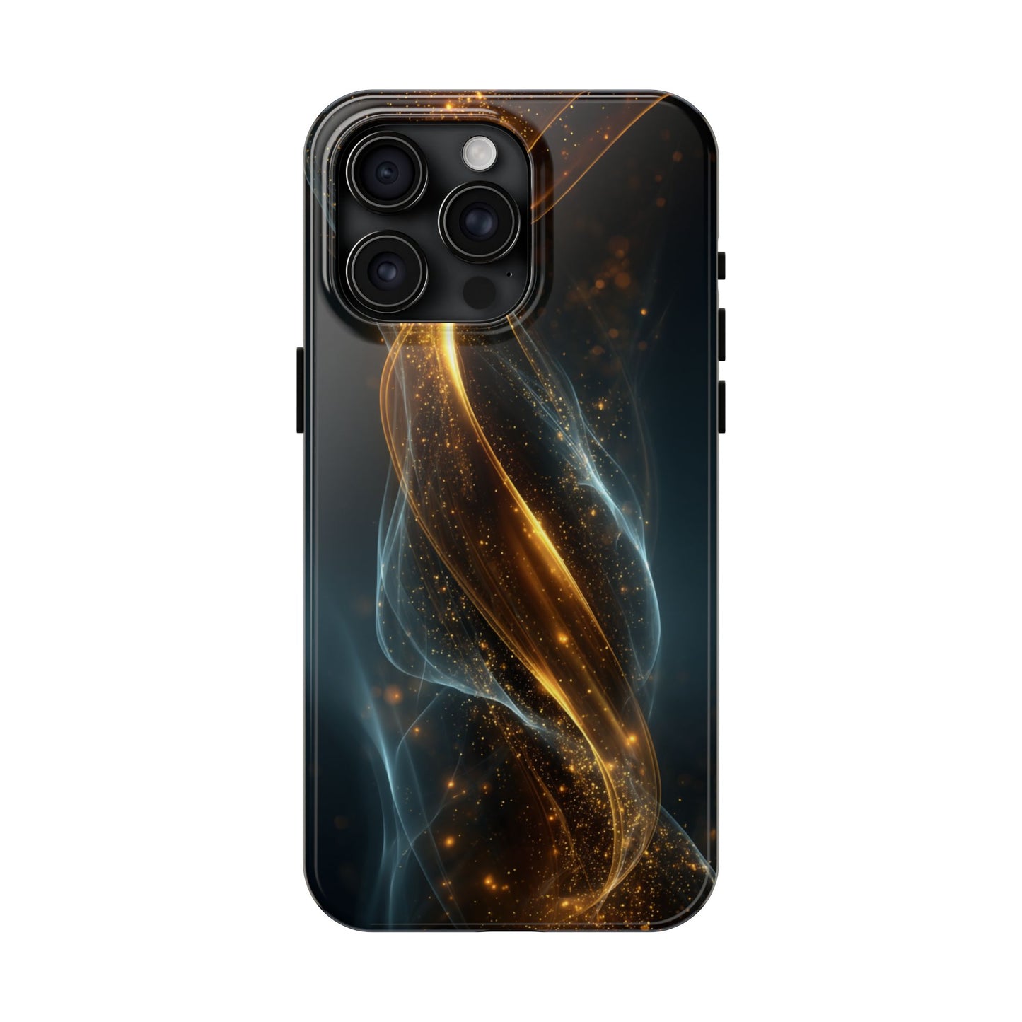 Stylish Tough Phone Case with Elegant Swirl Design