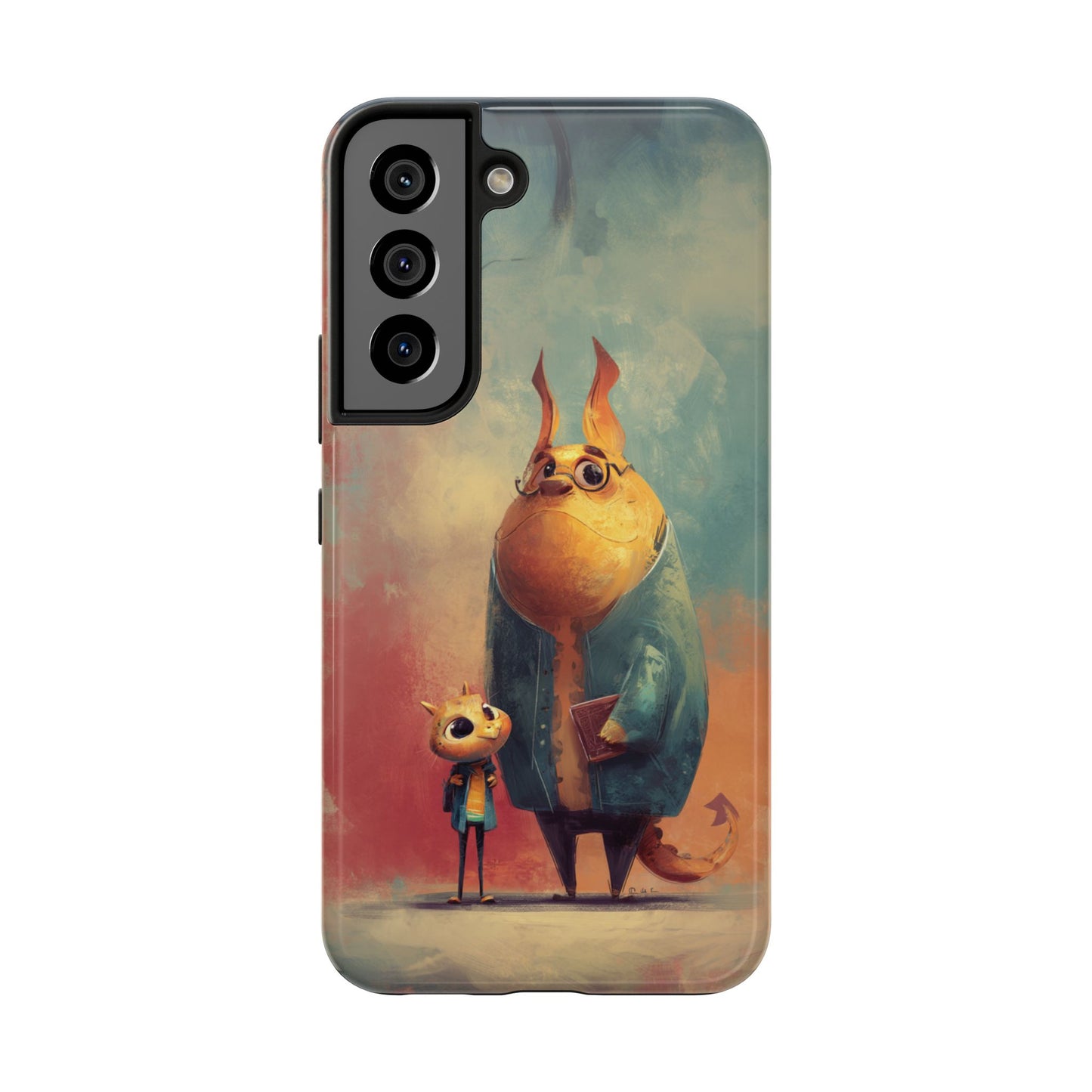 Animal Art Tough Phone Cases, Cute Character Phone Protector, Unique Cartoon Phone Cover, Fun Gift for Kids, Birthday or Holiday Present