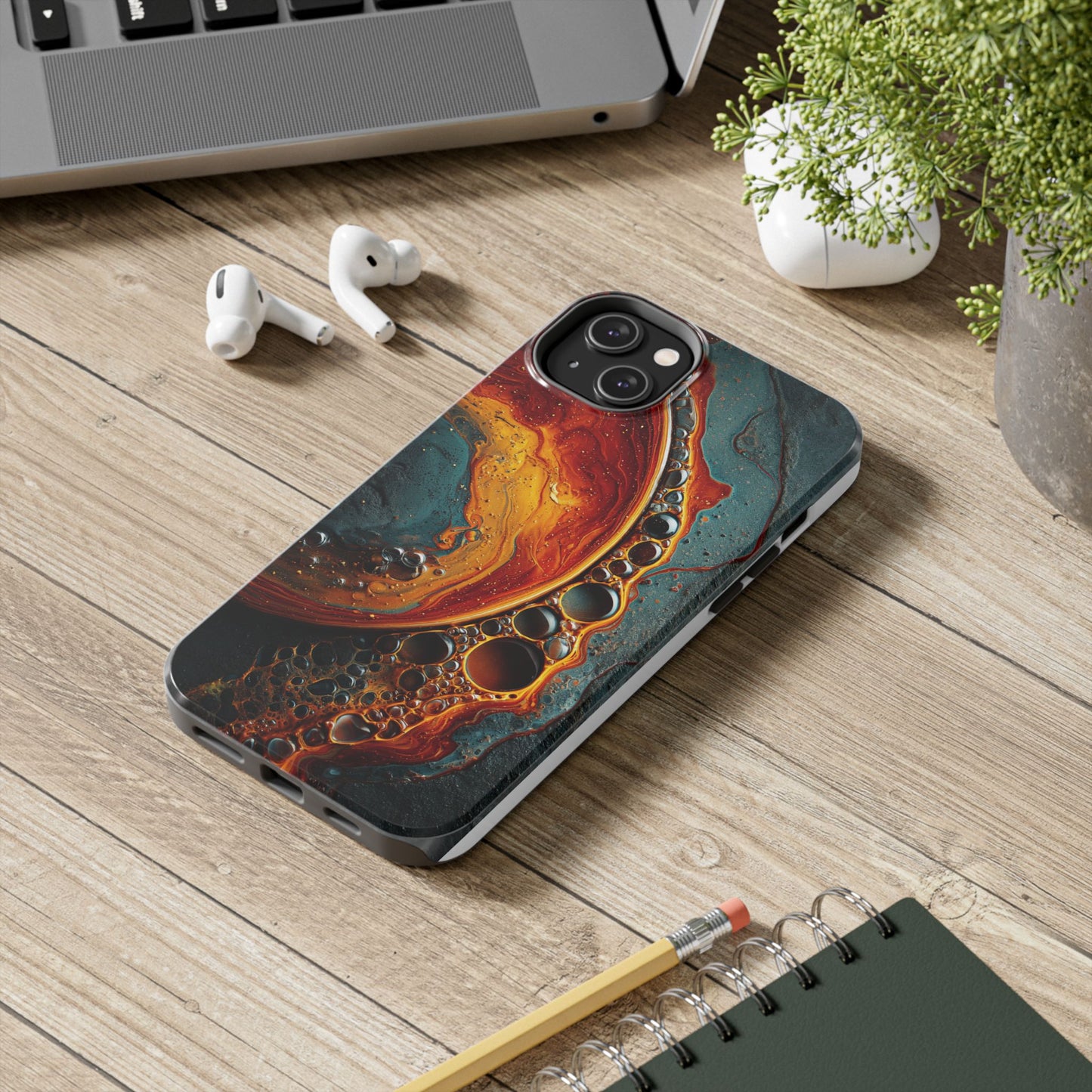 Vibrant Abstract Tough Phone Cases - Stylish Protection