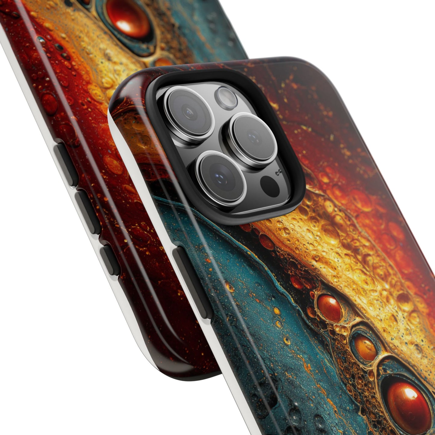 Abstract Colorful Tough Phone Case - Protective Cover with Unique Design