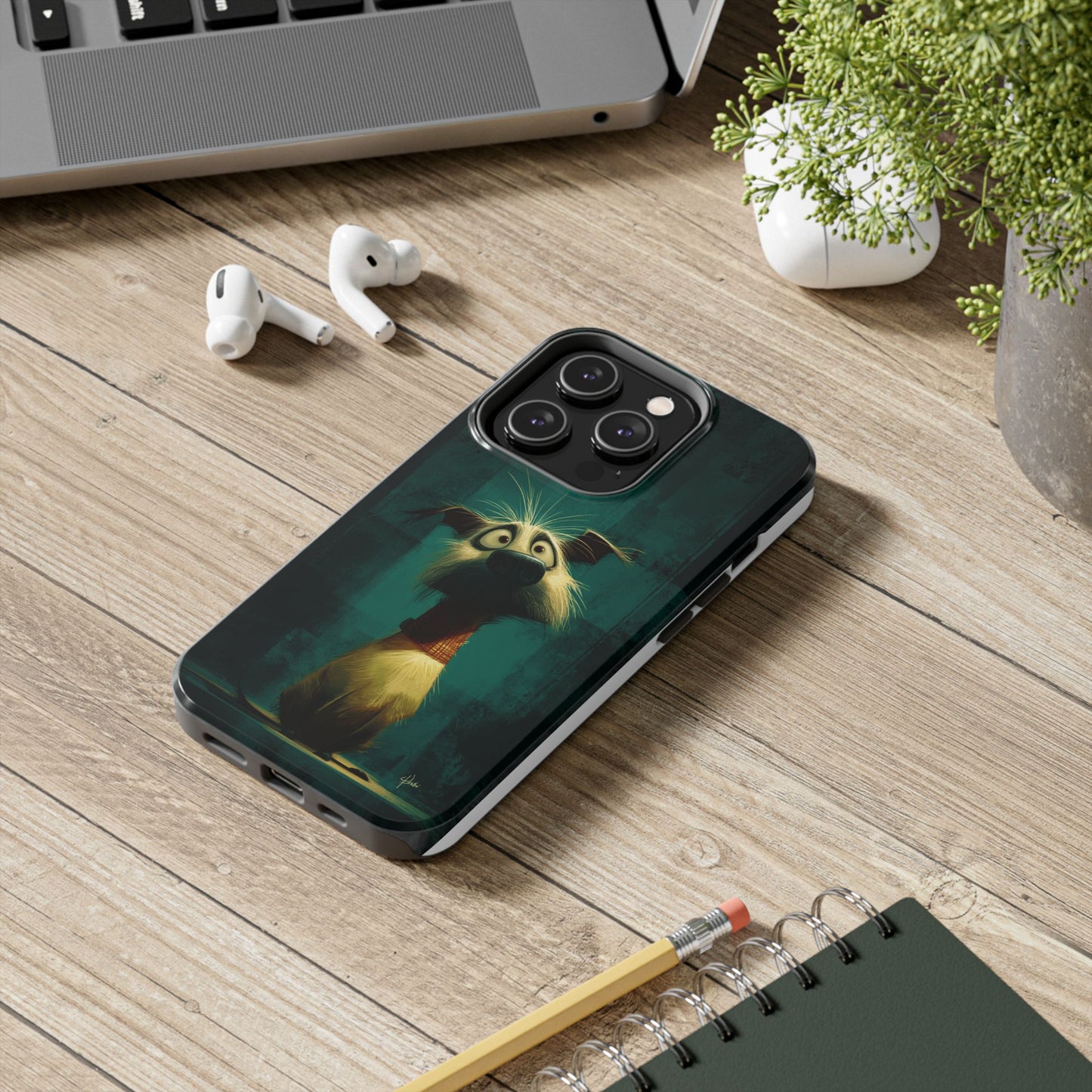 Cute Pet-Inspired Tough Phone Case - Ideal for Animal Lovers