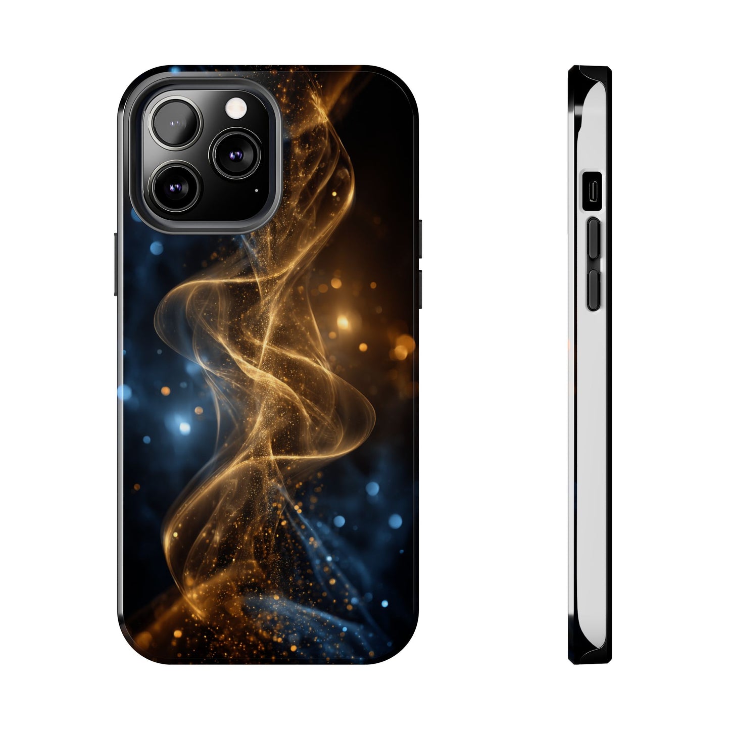 Stylish Tough Phone Cases with Sparkling Swirls Design