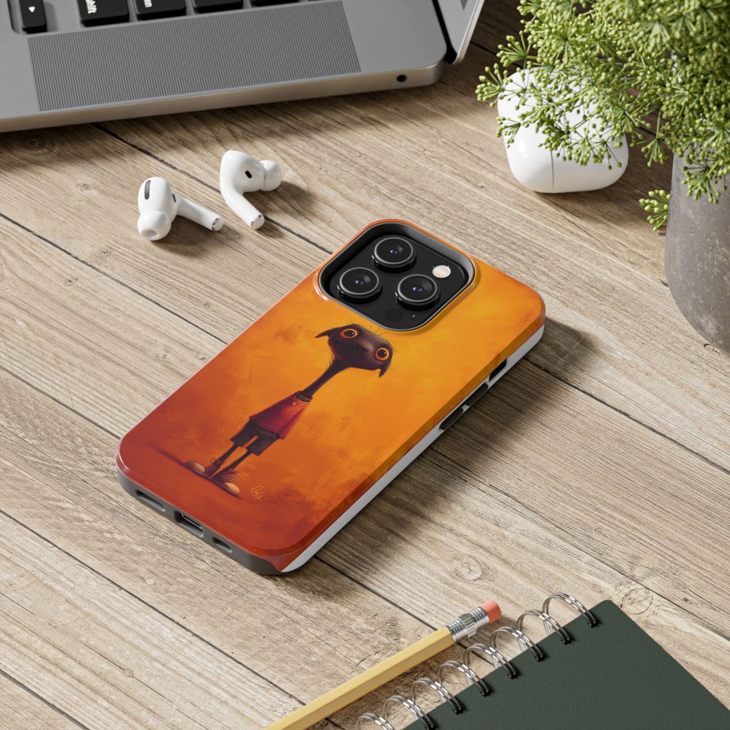 Whimsical Tough Phone Cases - Unique, Durable Design for Creative Minds