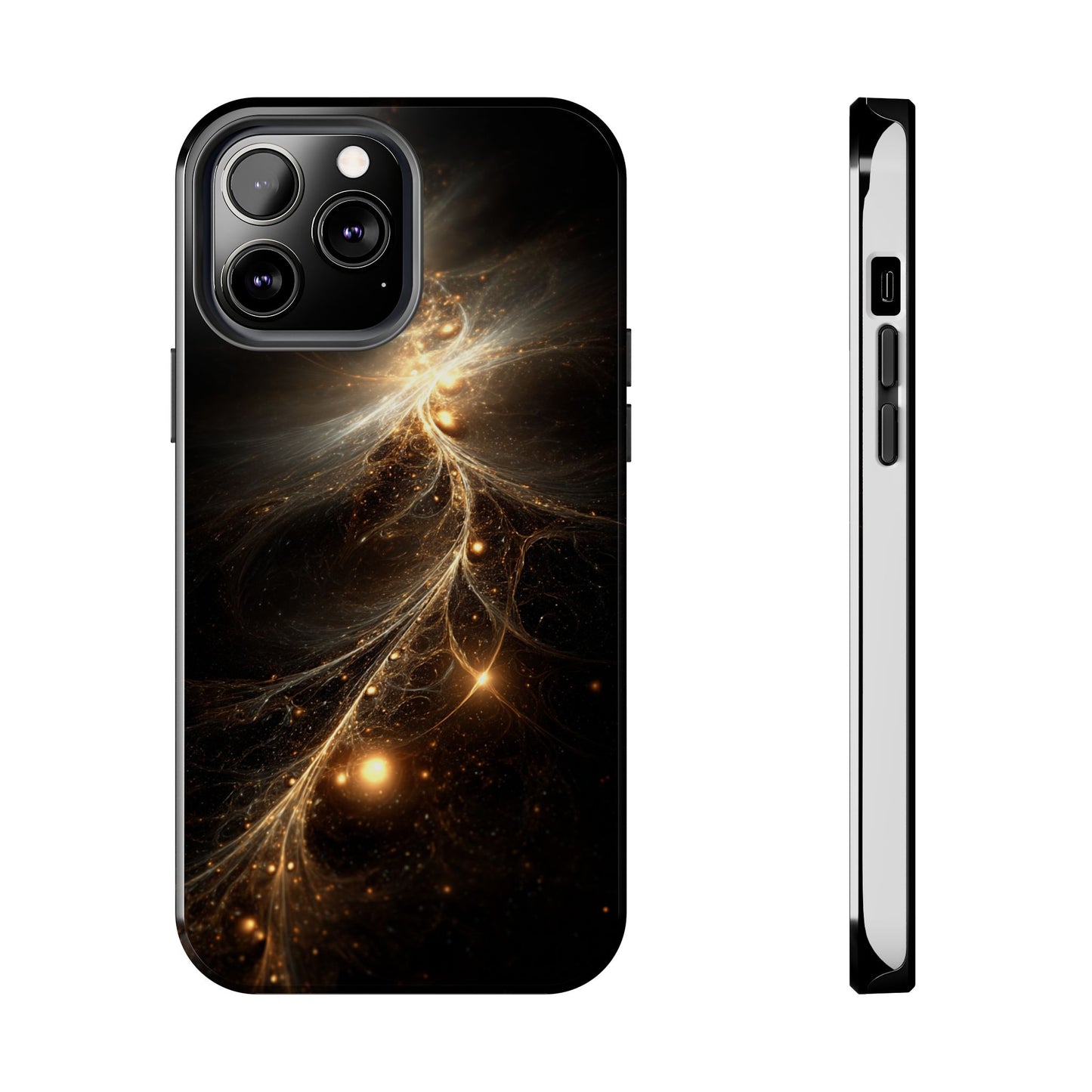 Cosmic Glow Tough Phone Case - Galaxy Design for Sci-Fi Lovers