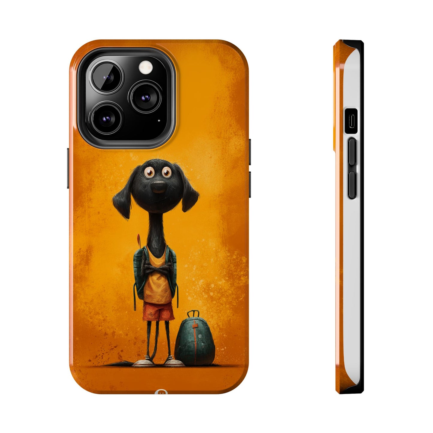 Cute Dog Art Tough Phone Case for Animal Lovers