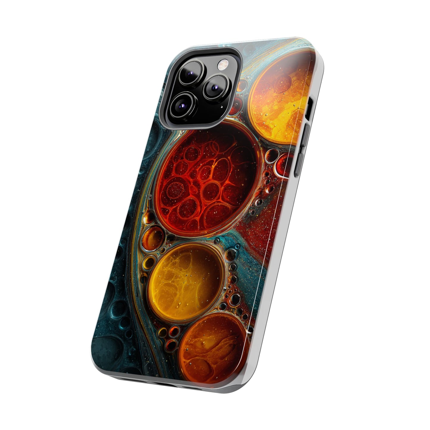 Vibrant Abstract Tough Phone Case - Durable Protection with Artistic Design