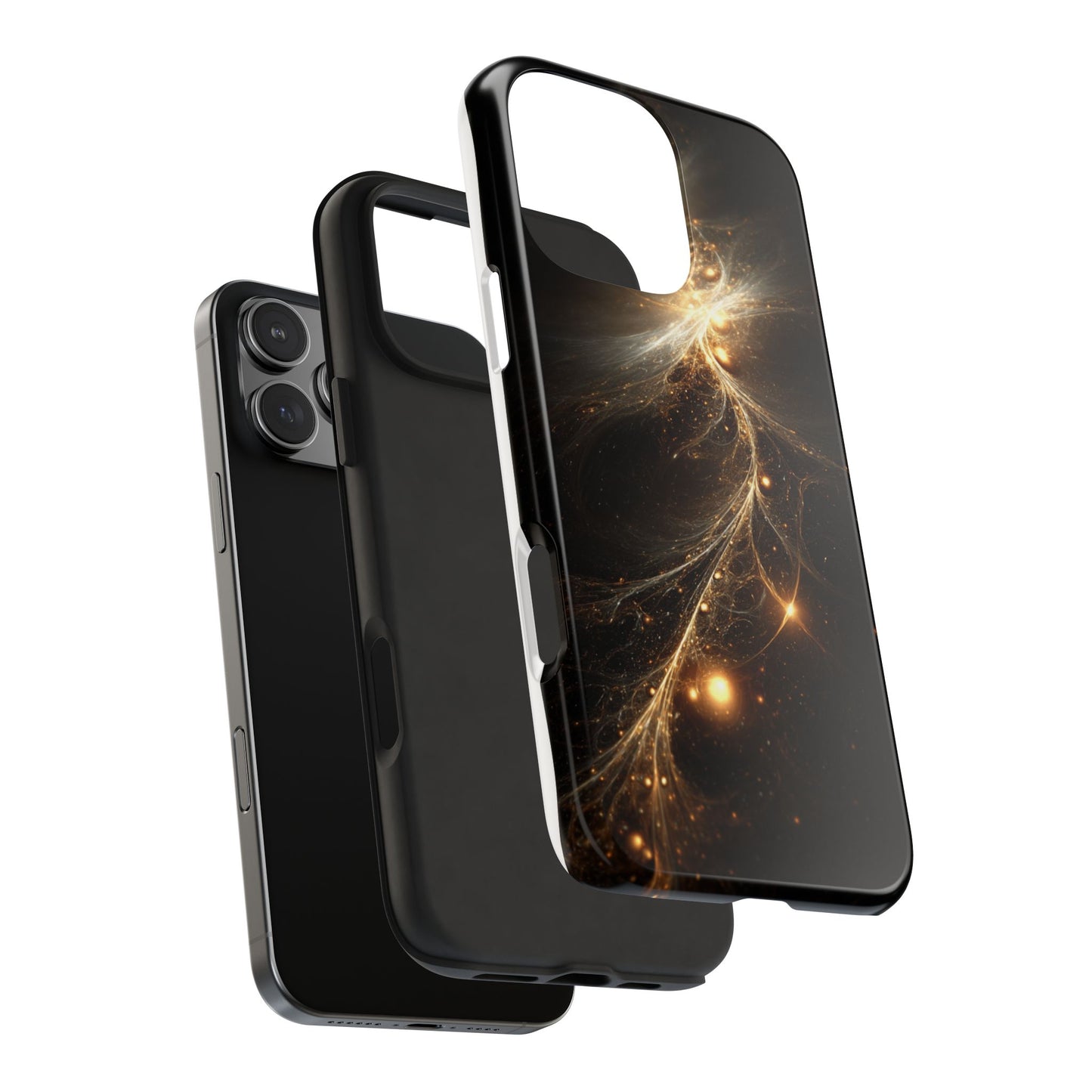 Cosmic Glow Tough Phone Case - Galaxy Design for Sci-Fi Lovers
