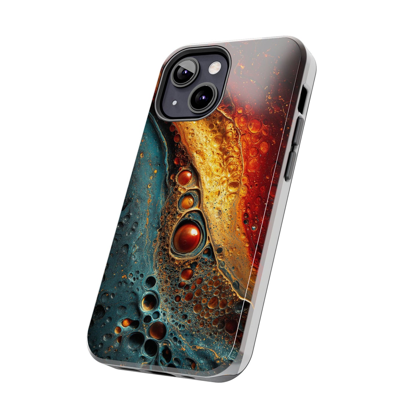 Abstract Colorful Tough Phone Case - Protective Cover with Unique Design