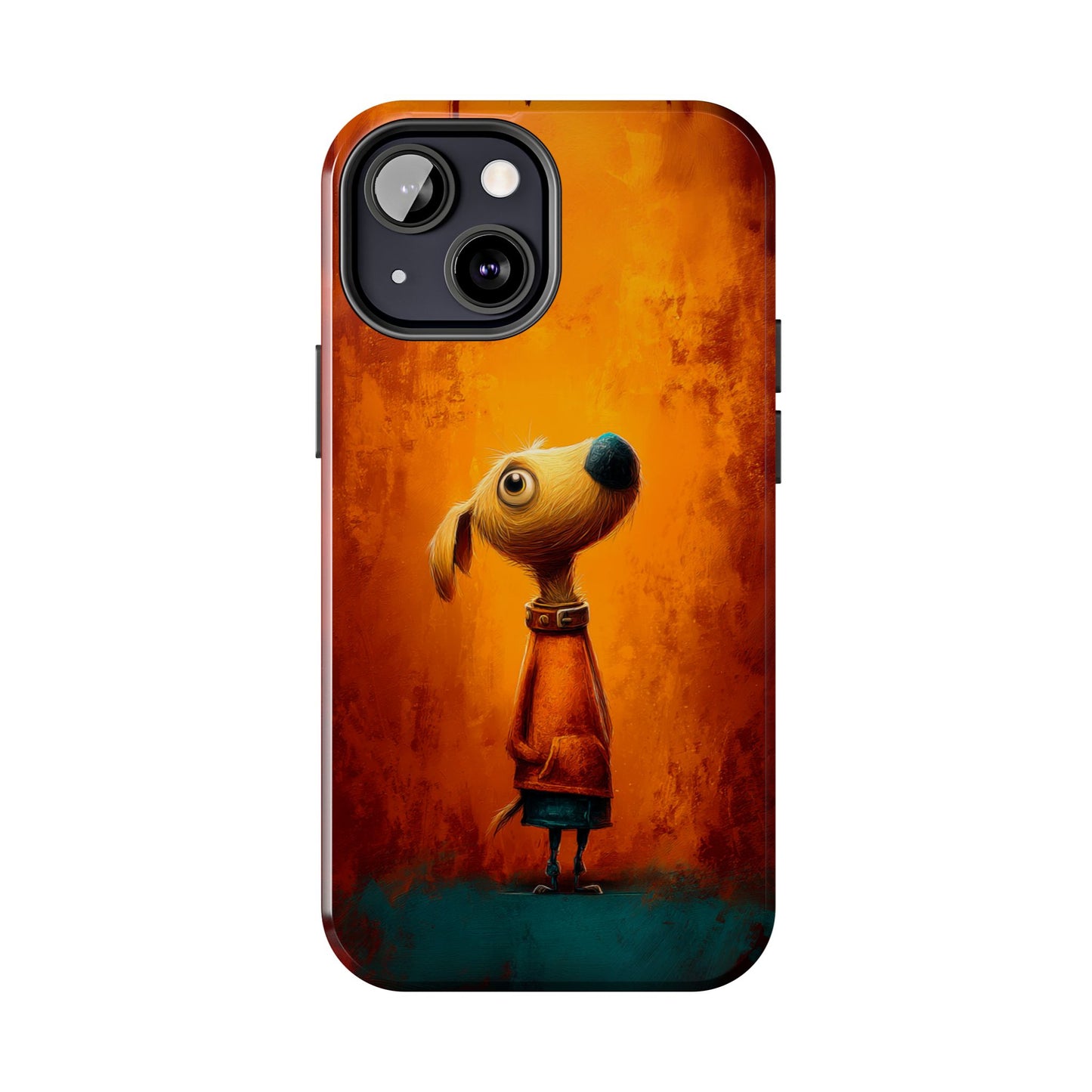 Whimsical Dog Art Tough Phone Case - Durable & Stylish Pet Lover Accessory