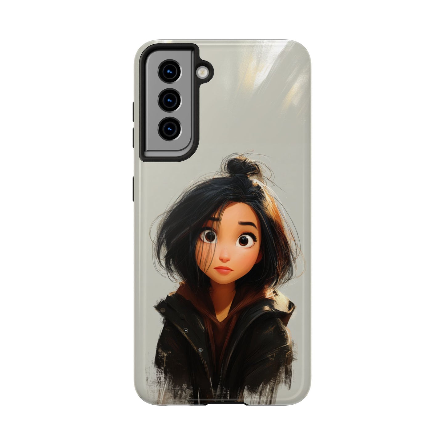 Artistic Tough Phone Case - Unique Design for Creative Souls
