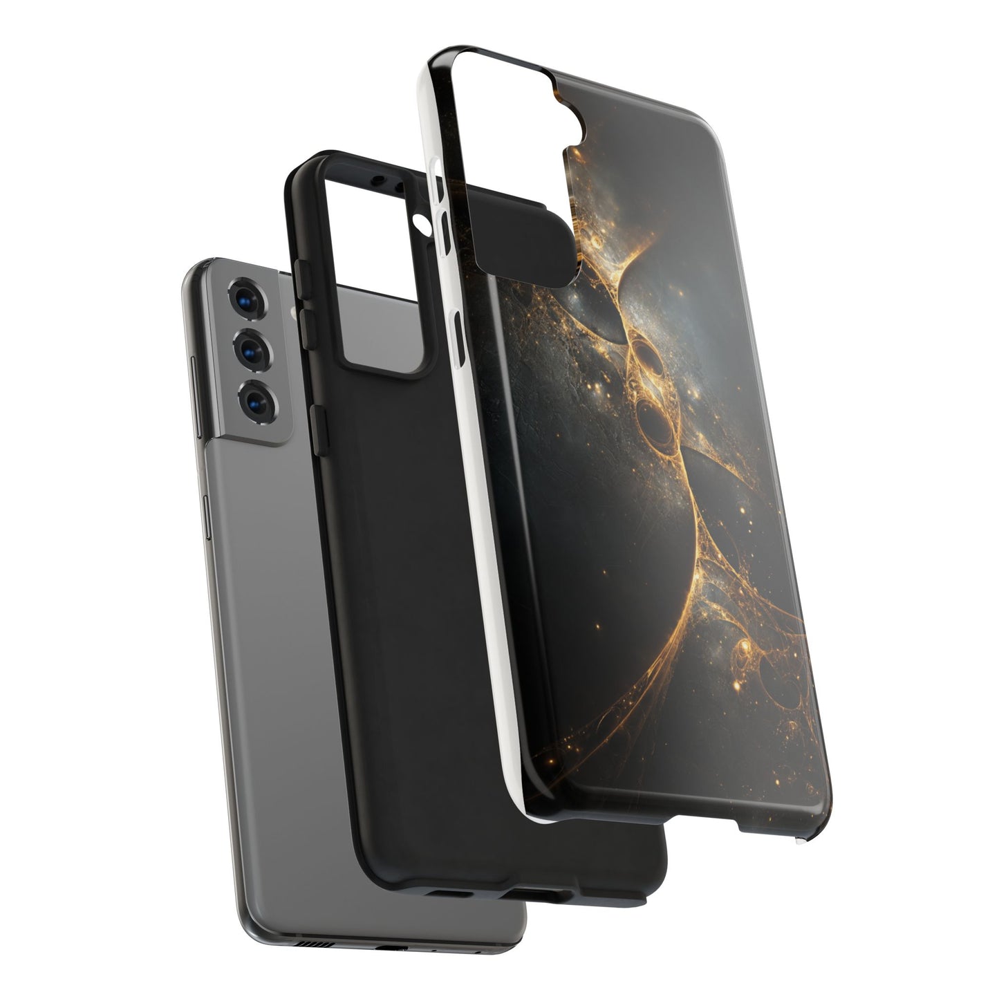Galactic Elegance Tough Phone Case - Premium Protection for Cosmic Lovers