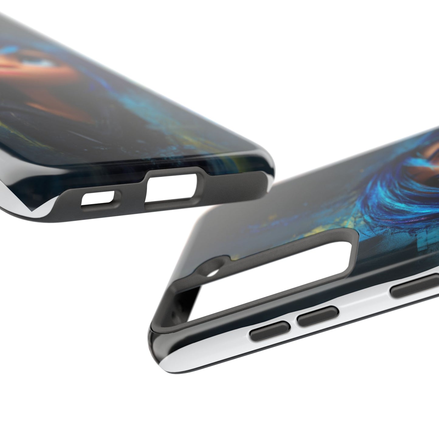 Unique Artsy Tough Phone Case – Emotional Abstract Design for Creative Souls