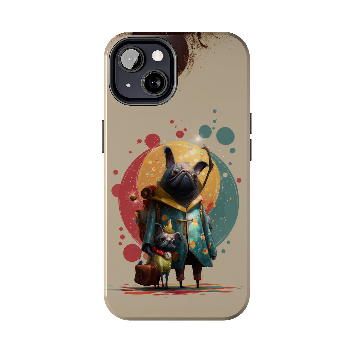 Whimsical Pet-Inspired Tough Phone Case - Perfect for Animal Lovers