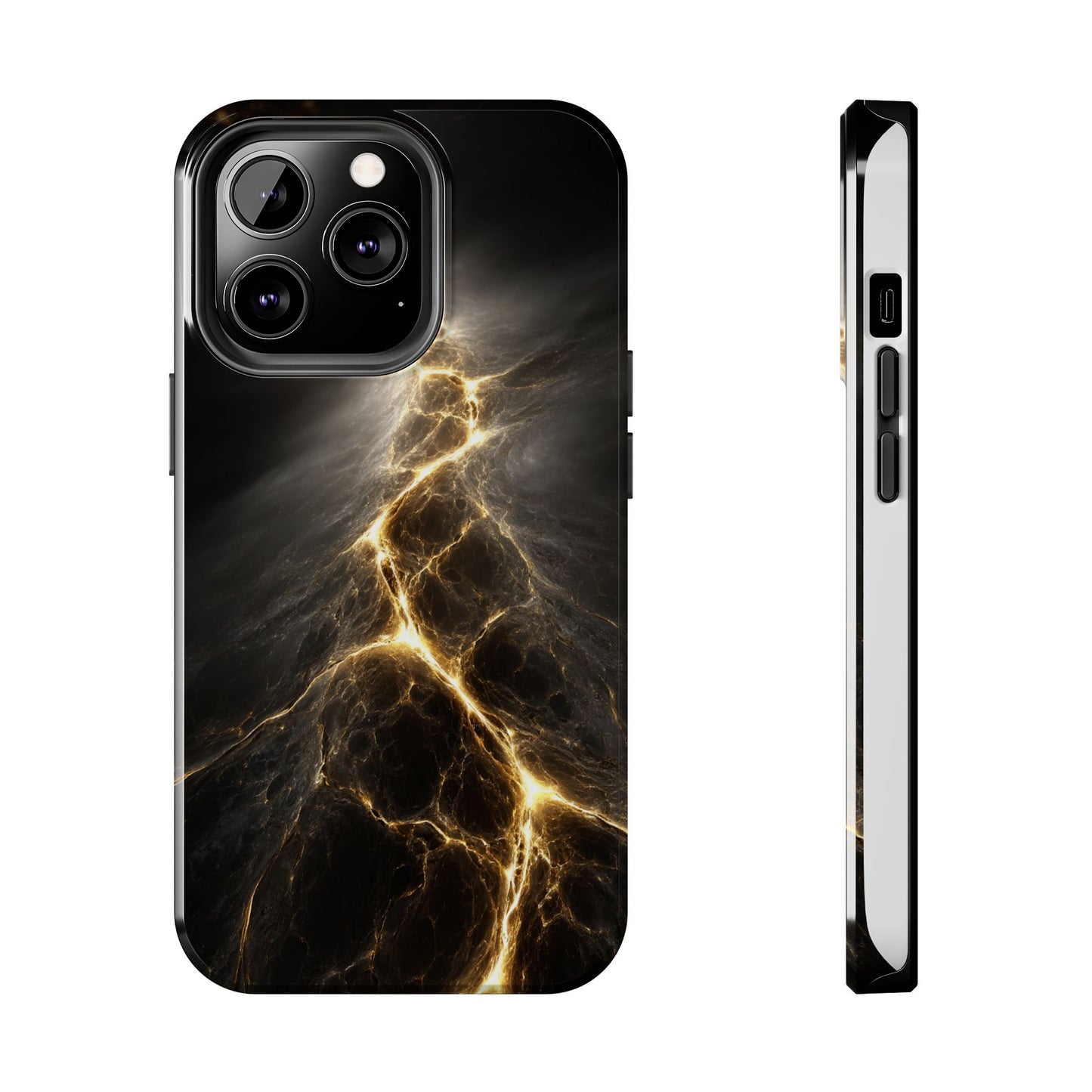 Lightning Bolt Tough Phone Case - Durable & Stylish Protection