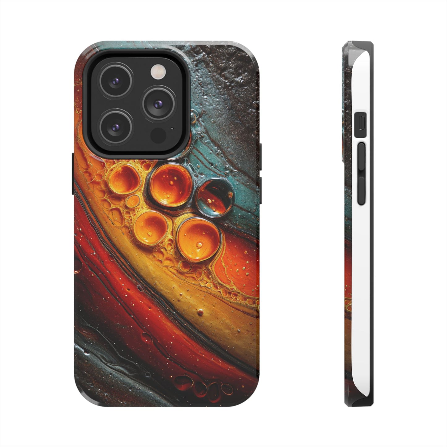 Artistic Tough Phone Case - Unique Abstract Design for Durable Protection