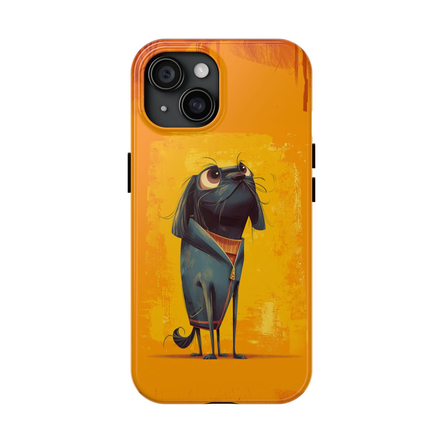 Fun Dog Art Tough Phone Case - Durable Pet Lover Gift