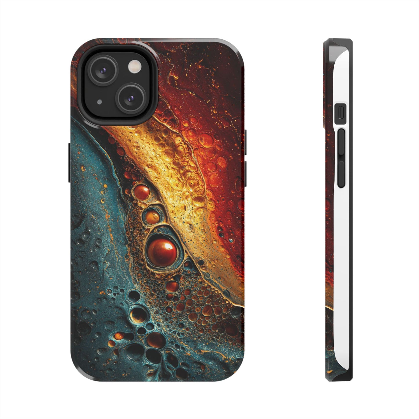 Abstract Colorful Tough Phone Case - Protective Cover with Unique Design