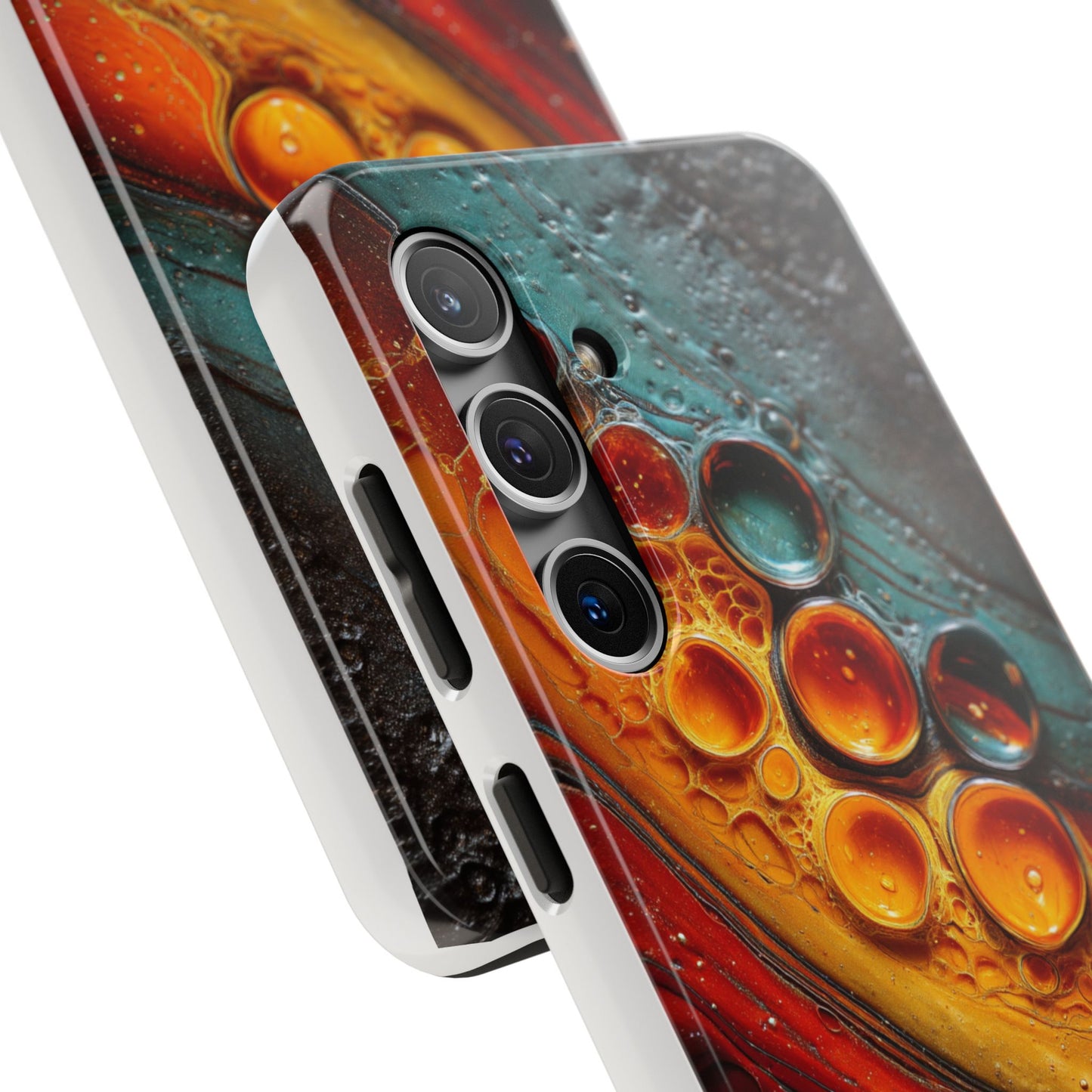 Artistic Tough Phone Case - Unique Abstract Design for Durable Protection