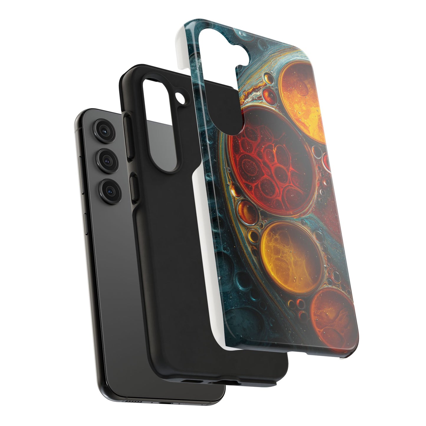 Vibrant Abstract Tough Phone Case - Durable Protection with Artistic Design