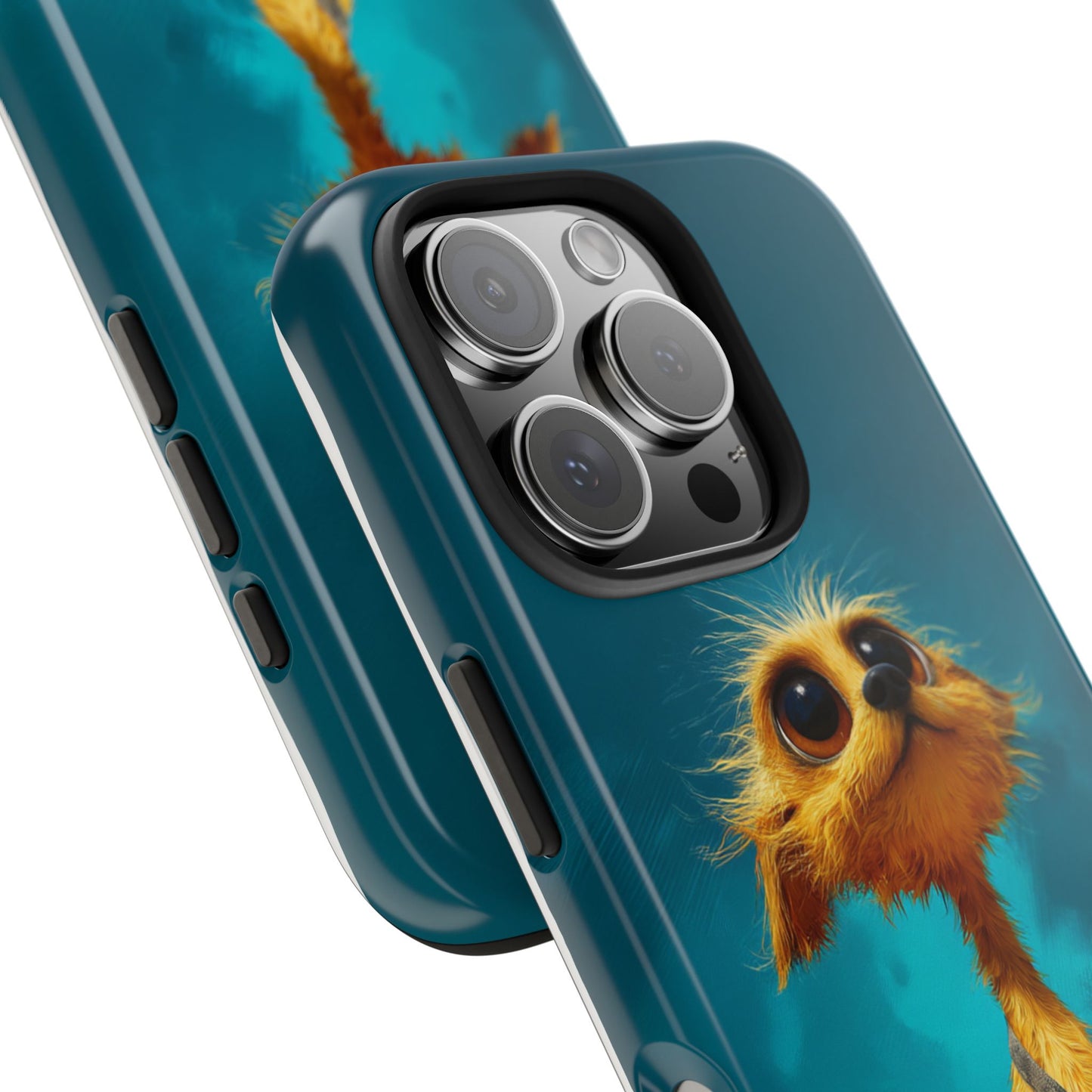 Whimsical Dog Art Tough Phone Case - Durable and Stylish Protection for Pet Lovers