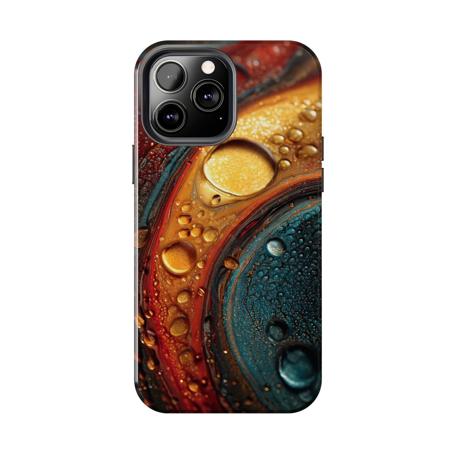 Vibrant Watercolor Tough Phone Case - Colorful Abstract Design