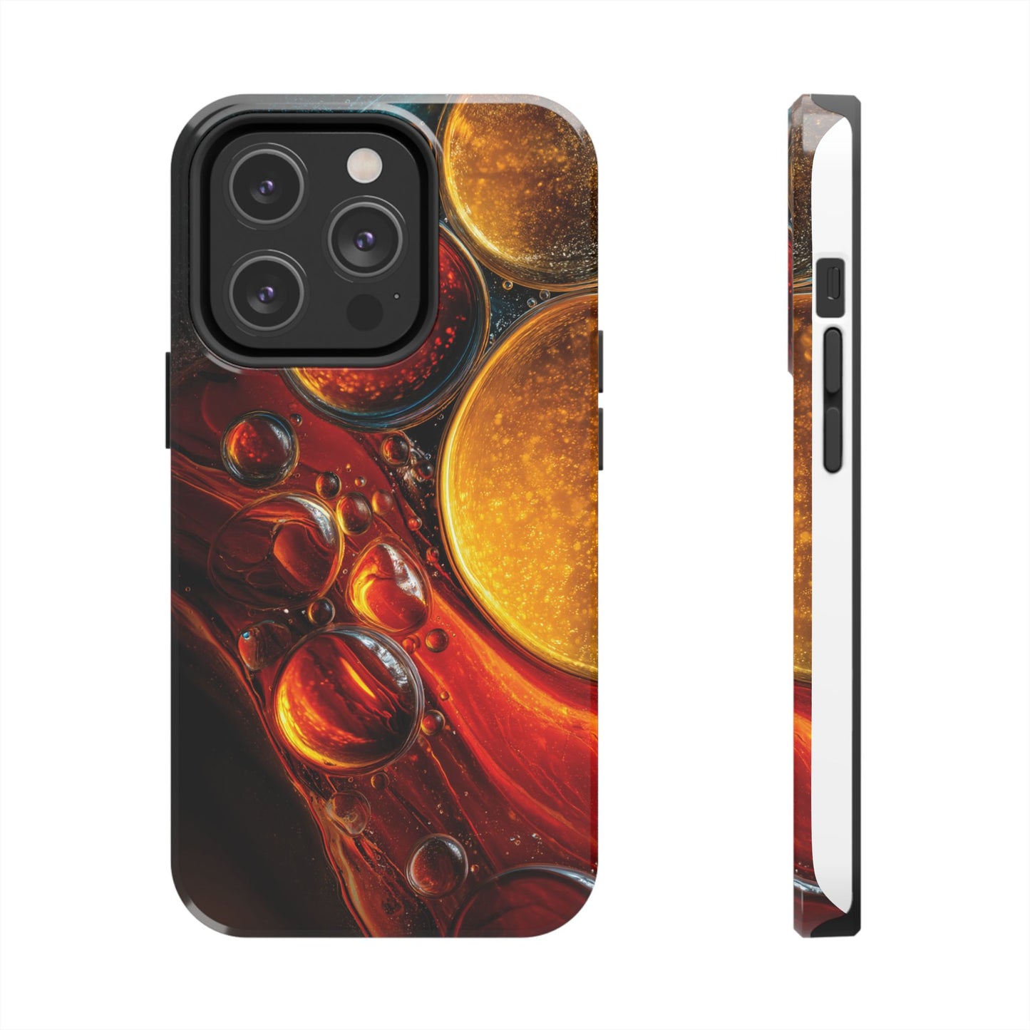 Vibrant Abstract Tough Phone Case - Protective Cover with Colorful Design