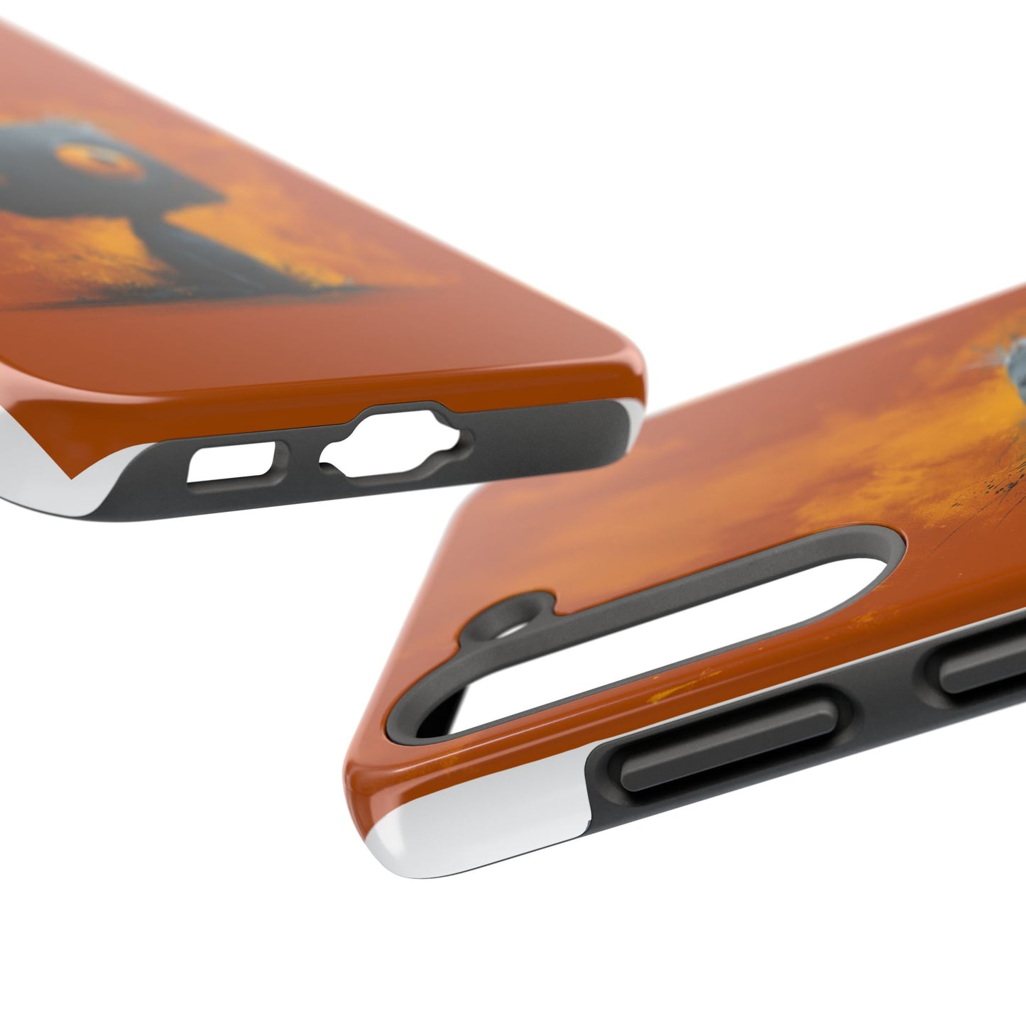 Cute Monster Tough Phone Case - Durable Protector for Kids & Adults