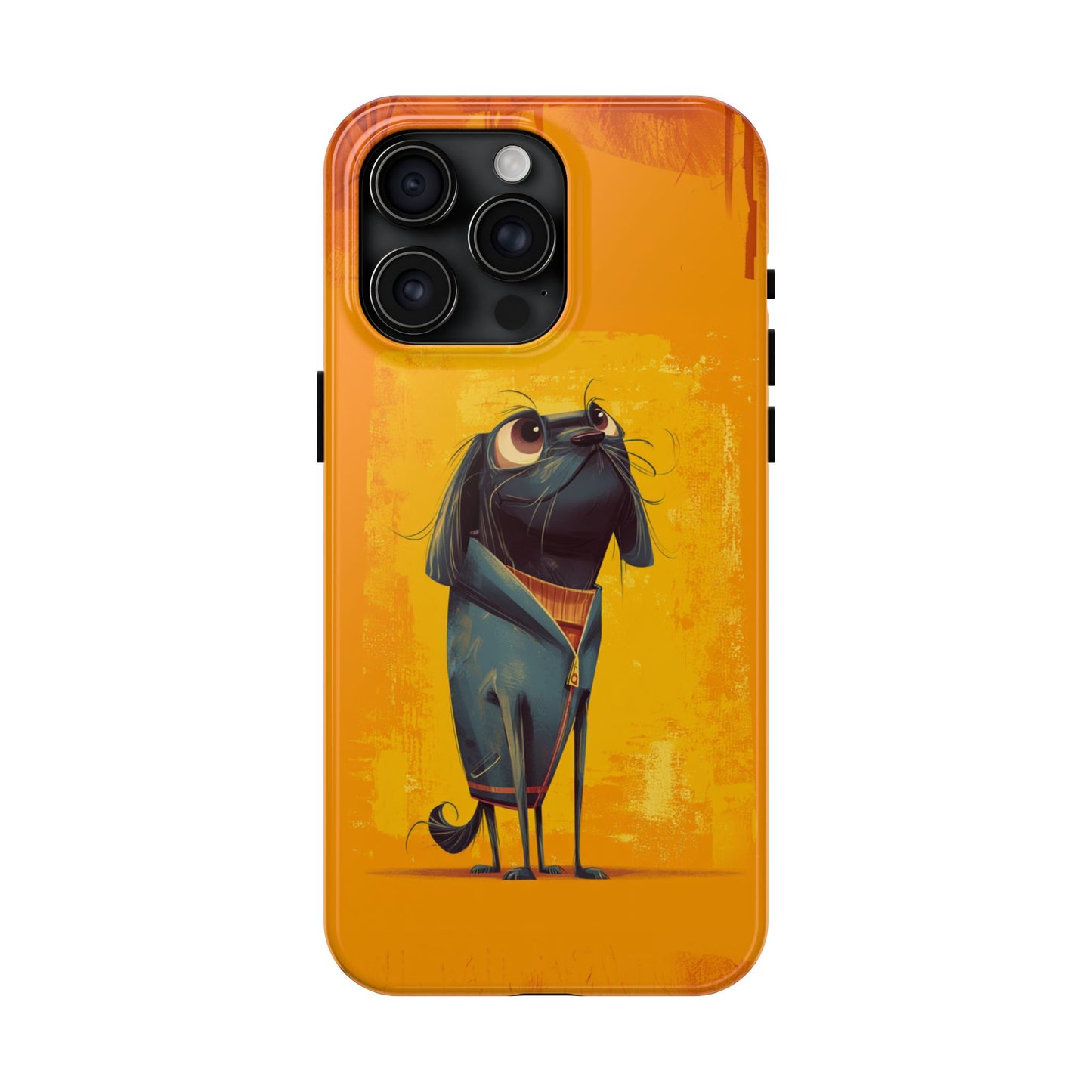 Fun Dog Art Tough Phone Case - Durable Pet Lover Gift