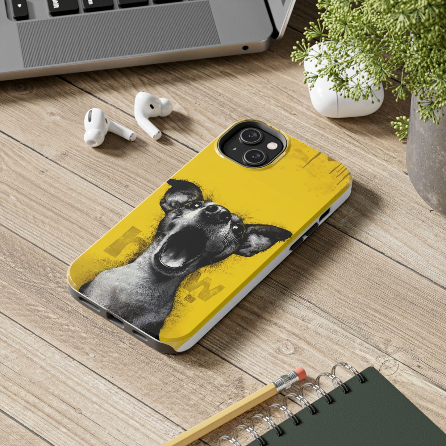 Vibrant Dog Lover Tough Phone Case – Durable Pet-Inspired Protection with Bold Design