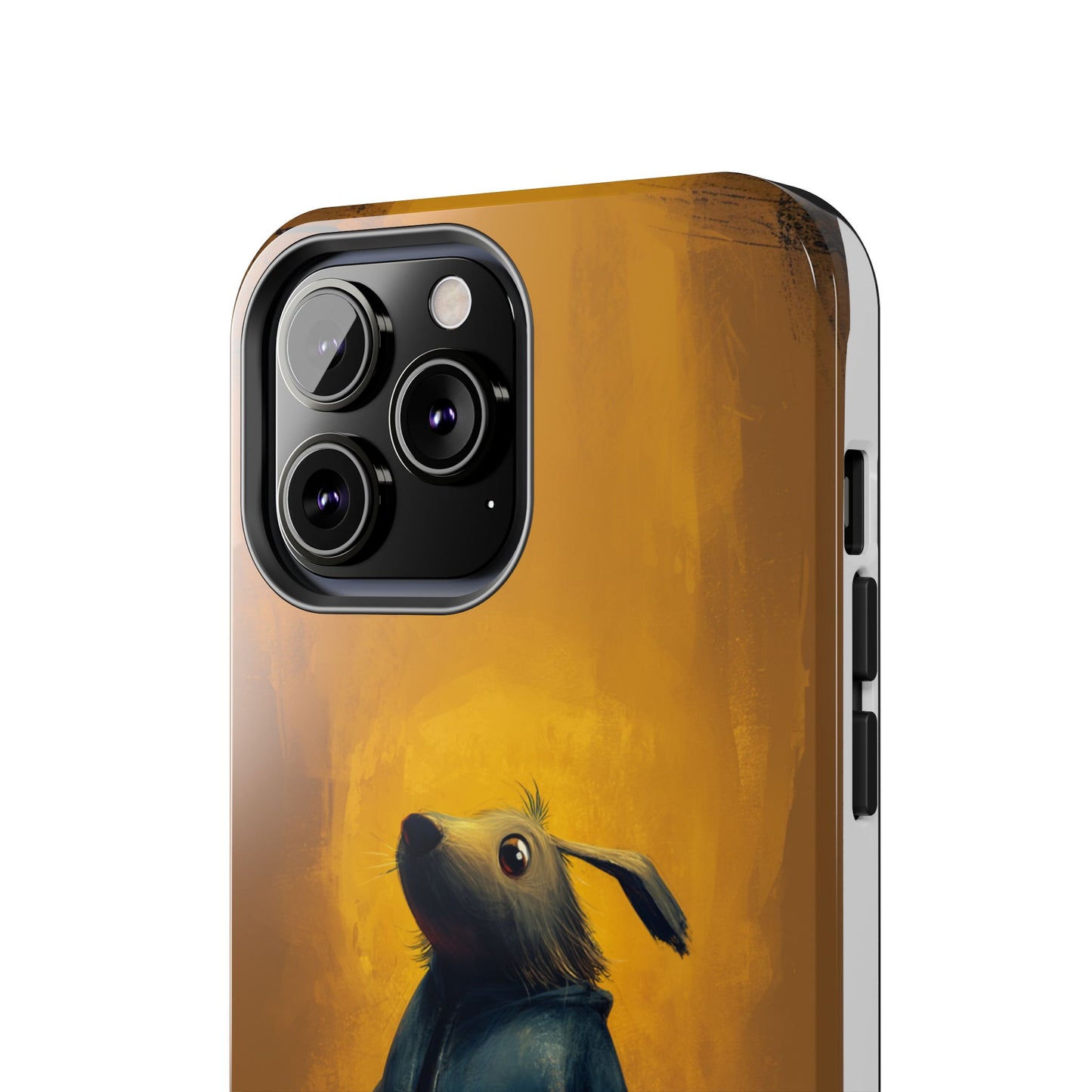 Whimsical Dog Art Tough Phone Case - Durable & Stylish