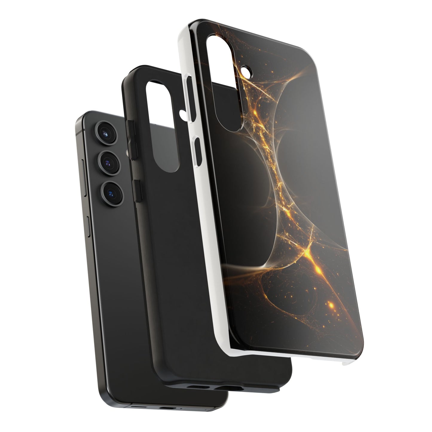 Cosmic Glow Tough Phone Case - Durable Protection with Stellar Design