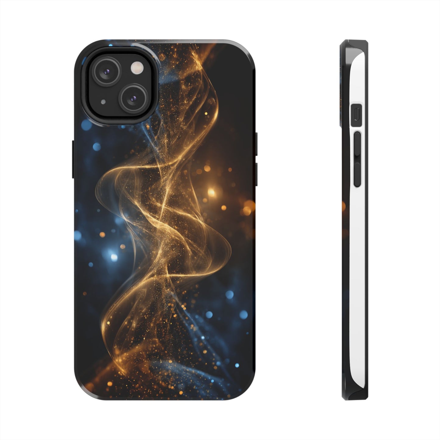Stylish Tough Phone Cases with Sparkling Swirls Design