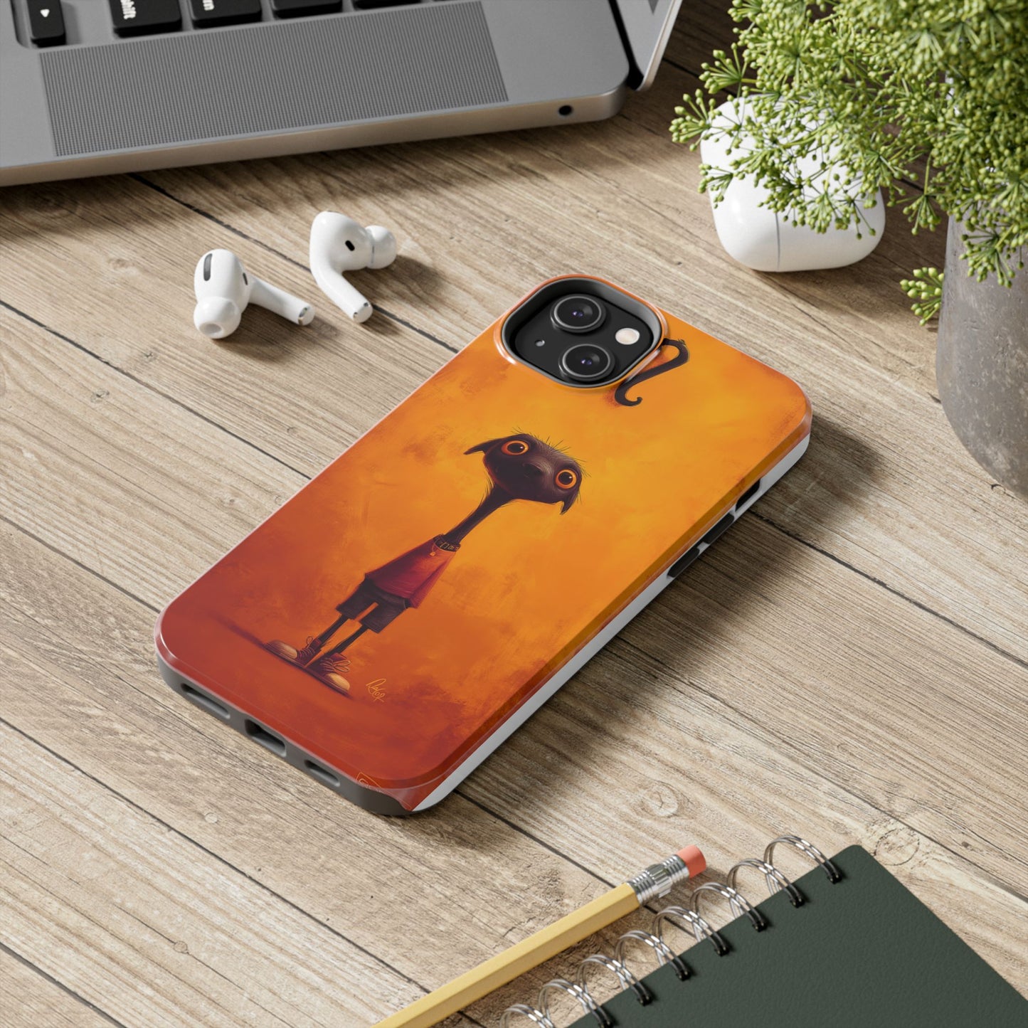 Whimsical Tough Phone Cases - Unique, Durable Design for Creative Minds