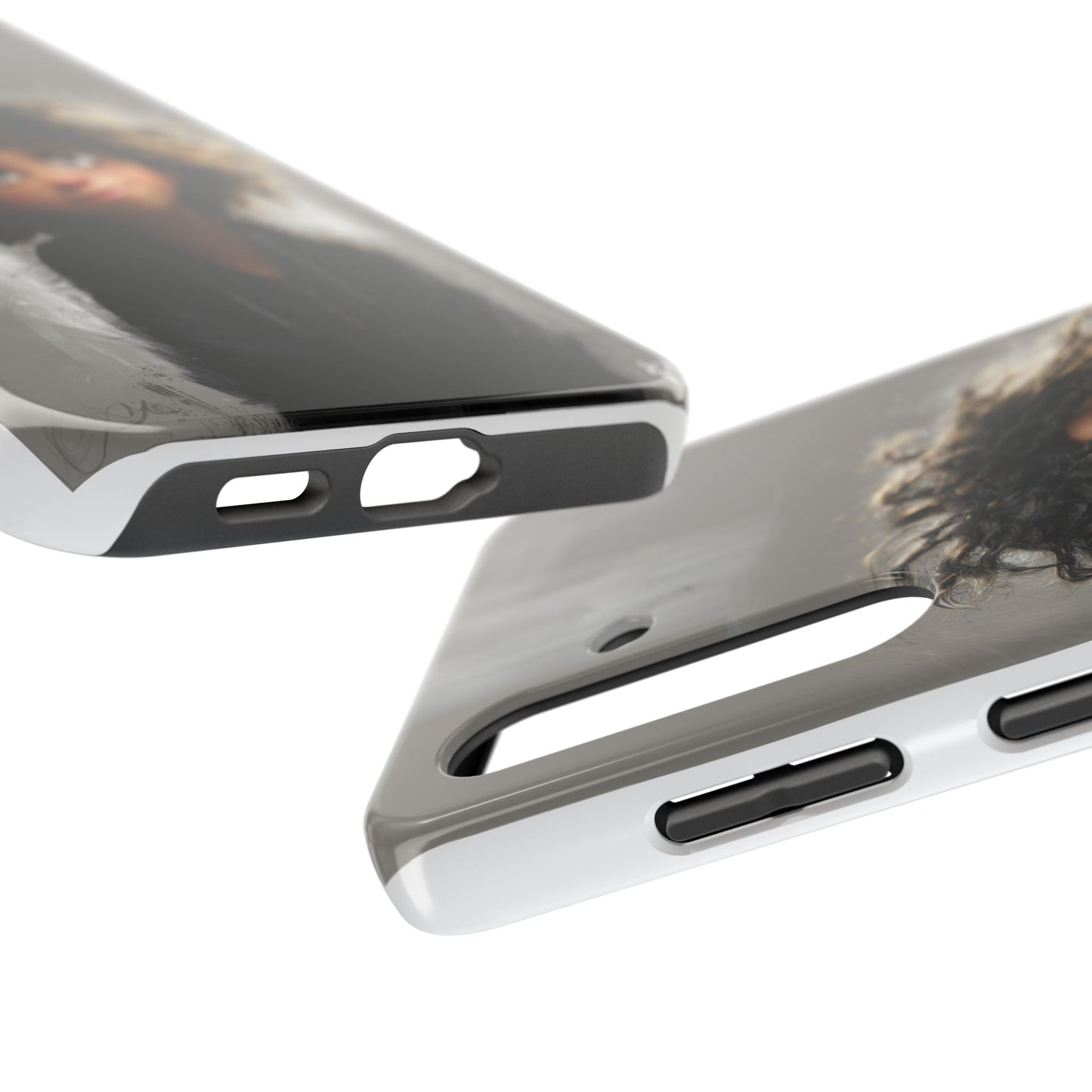 Artistic Tough Phone Case - Unique Character Design for Creative Souls