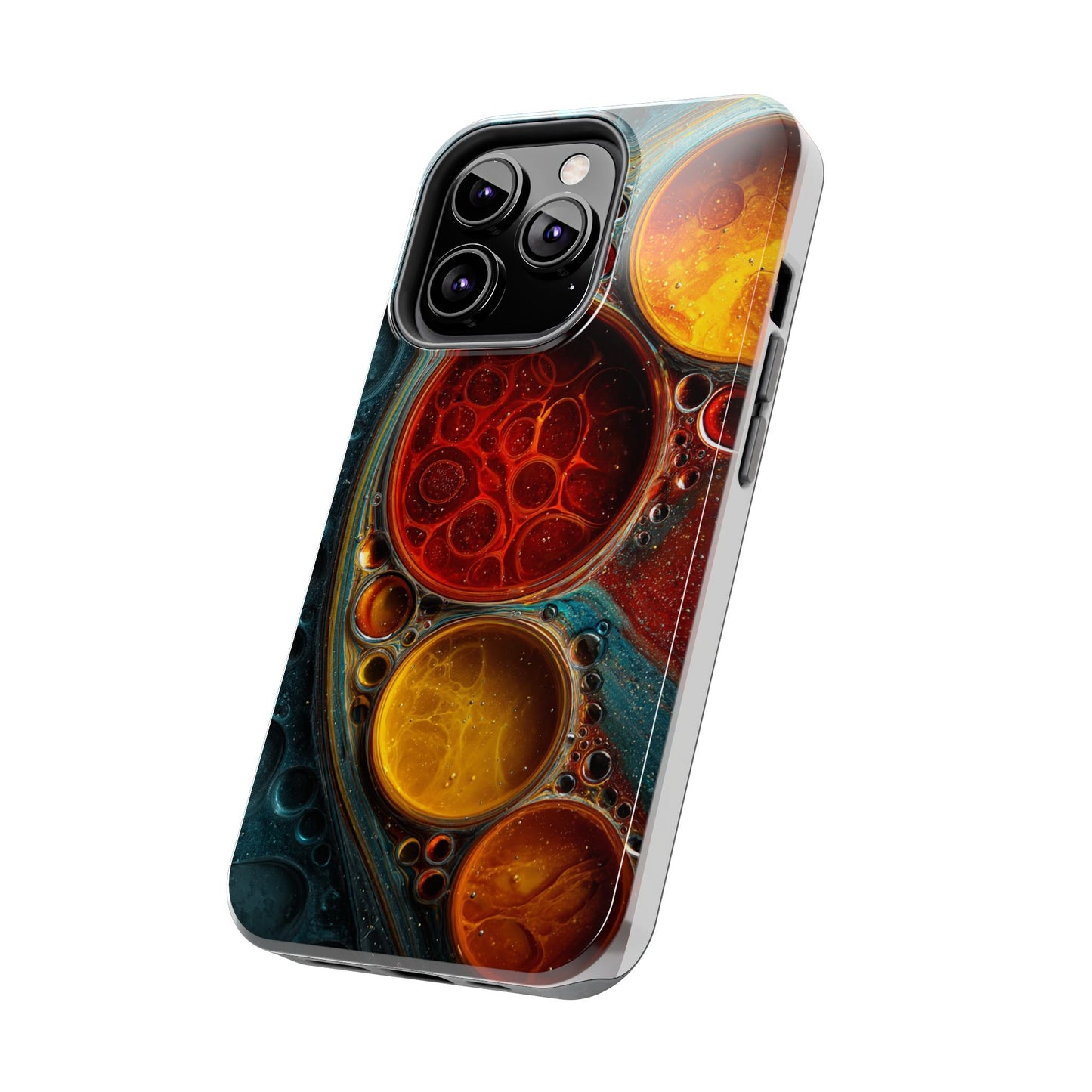Vibrant Abstract Tough Phone Case - Durable Protection with Artistic Design